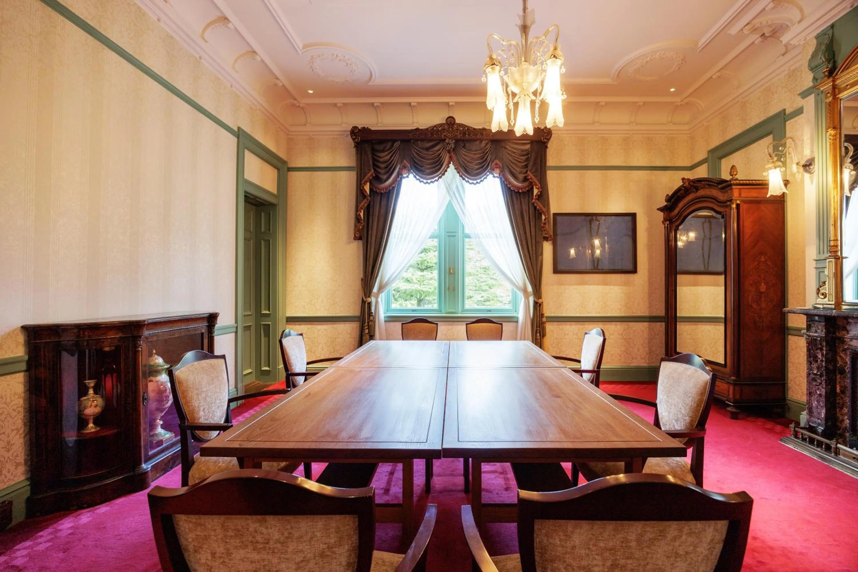 Dining area in Hotel Chourakukan Kyoto Gion 長楽館 京都