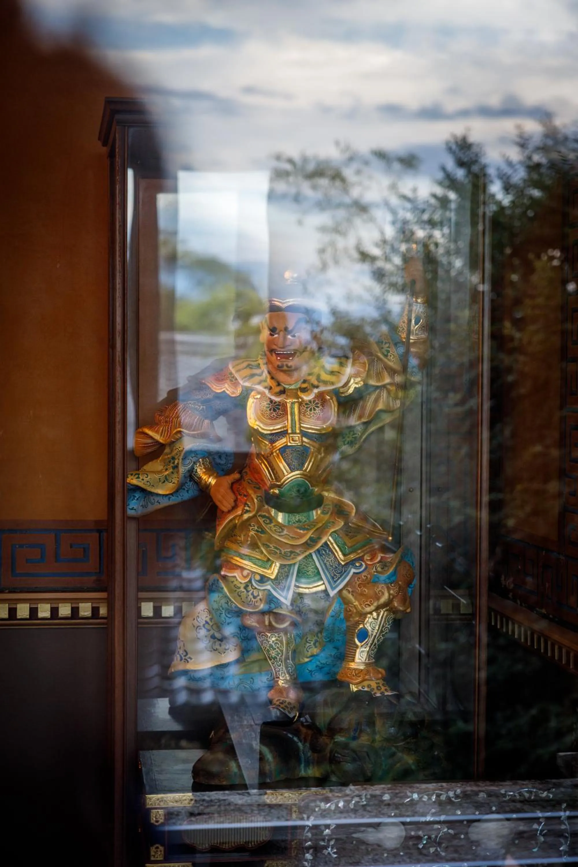 Decorative detail in Hotel Chourakukan Kyoto Gion 長楽館 京都