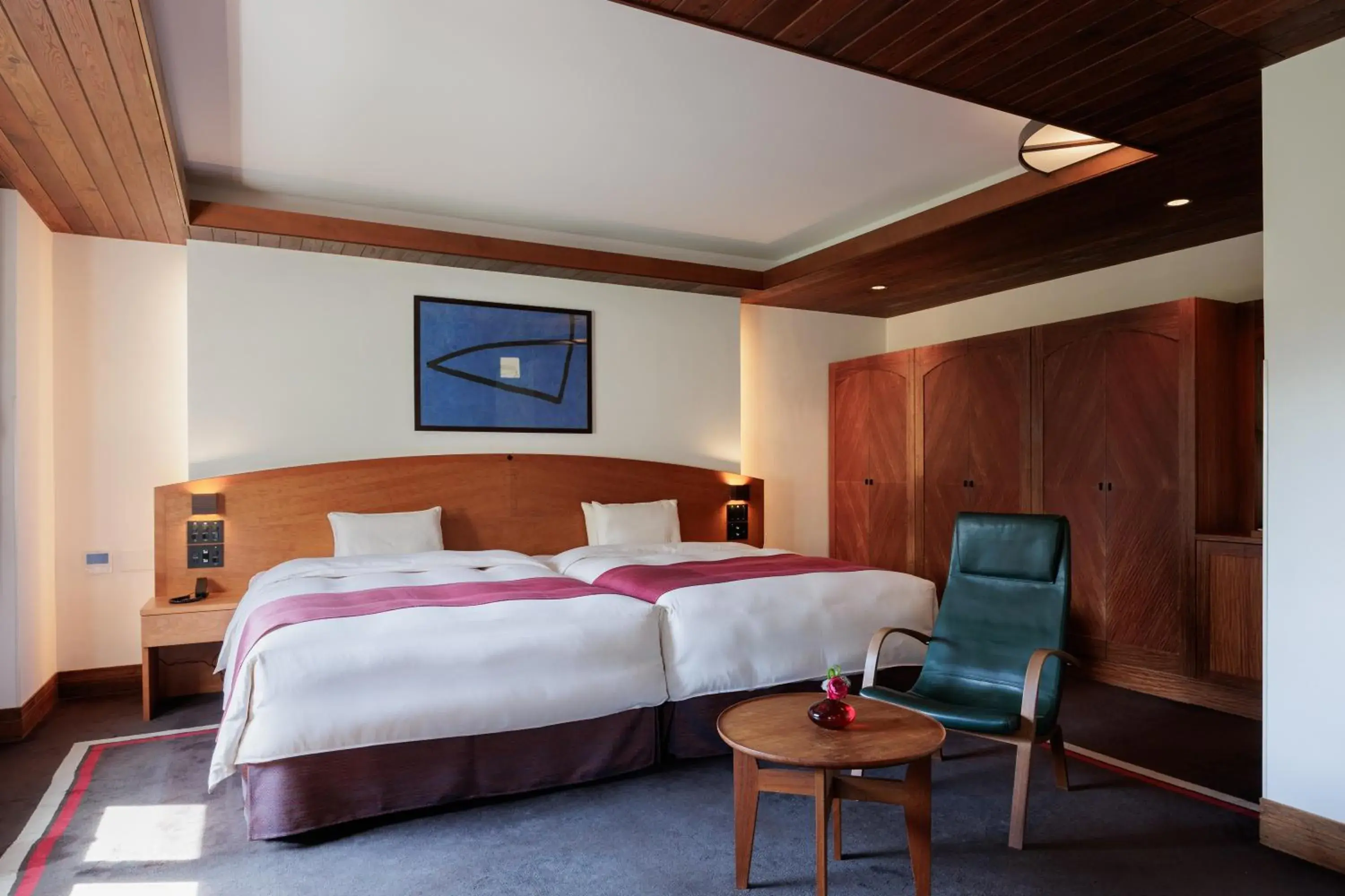 Twin Room with Cypress View in Hotel Chourakukan Kyoto Gion Twin Room with Cypress View in Hotel Chourakukan Kyoto Gion