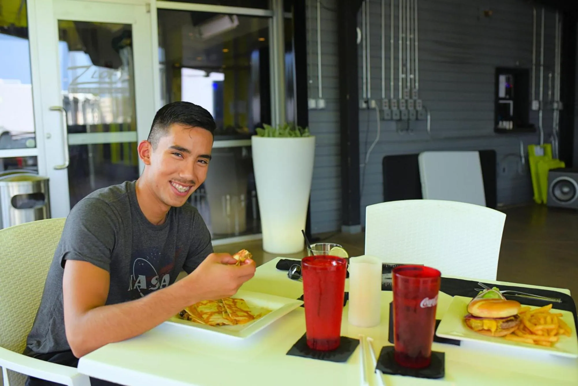 Patio in Z Loft Extended Stay Hotel