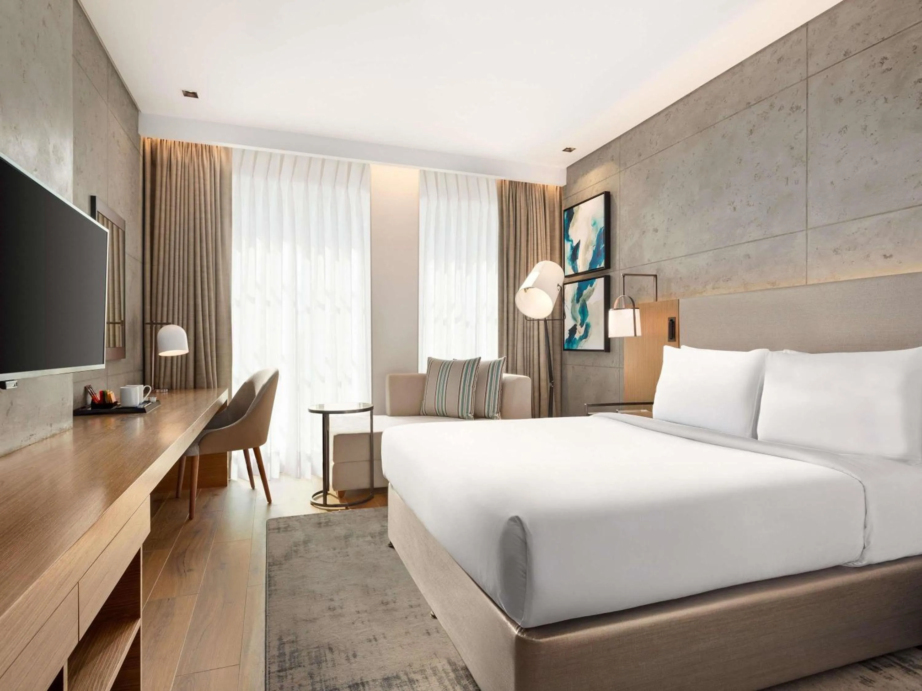 Property building, Bed in Mercure Dubai Gold District