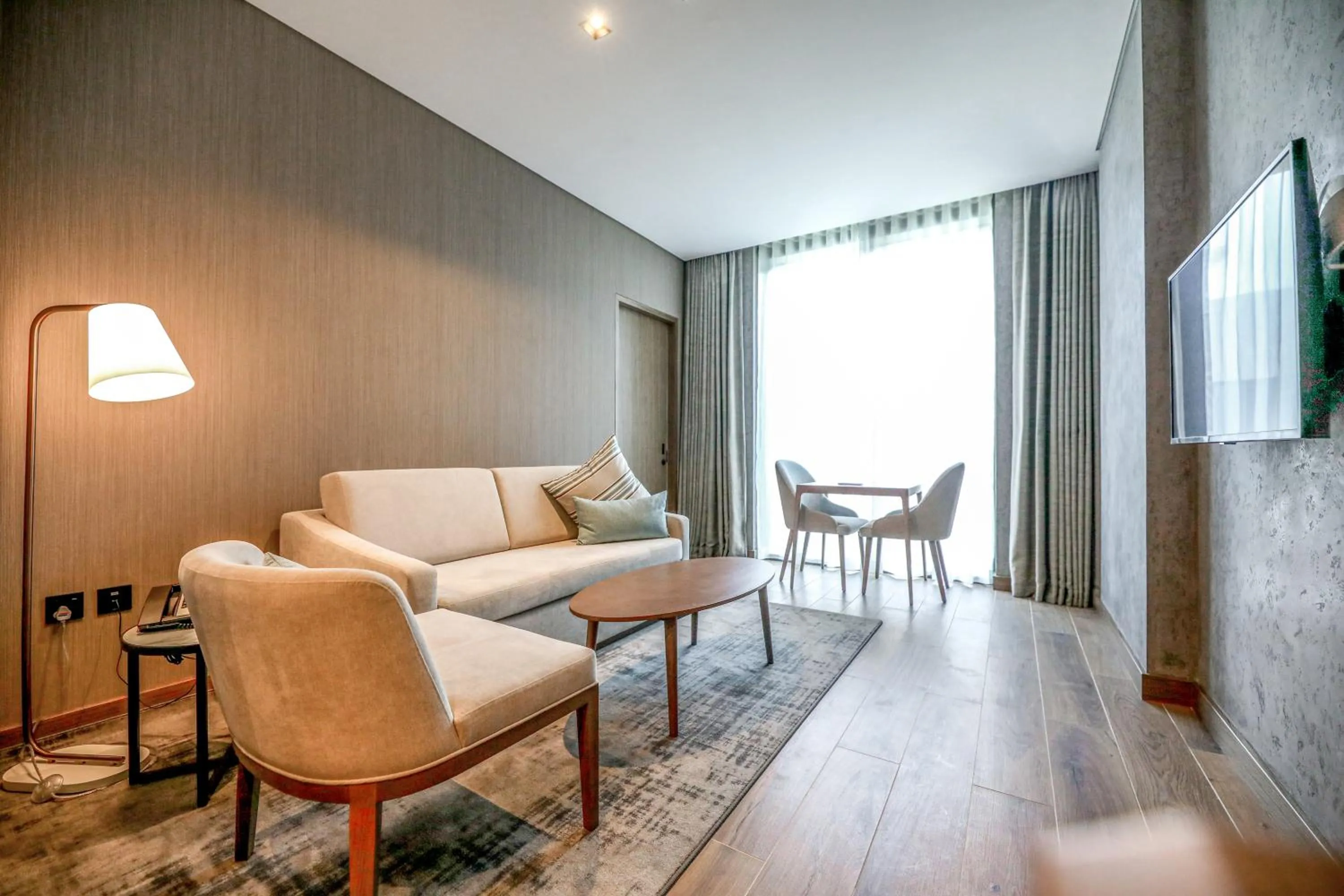 Seating area in Mercure Dubai Gold District