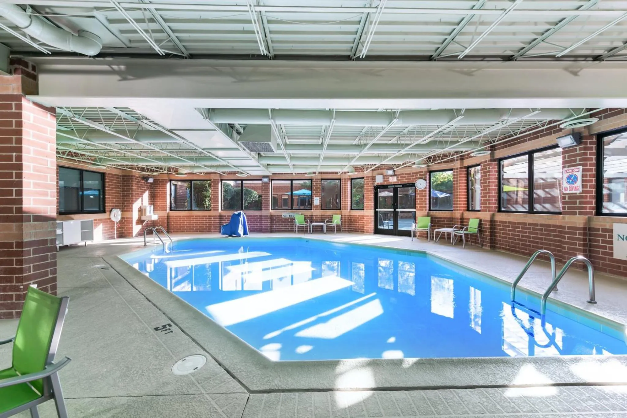 Swimming pool in Holiday Inn Express Naperville by IHG