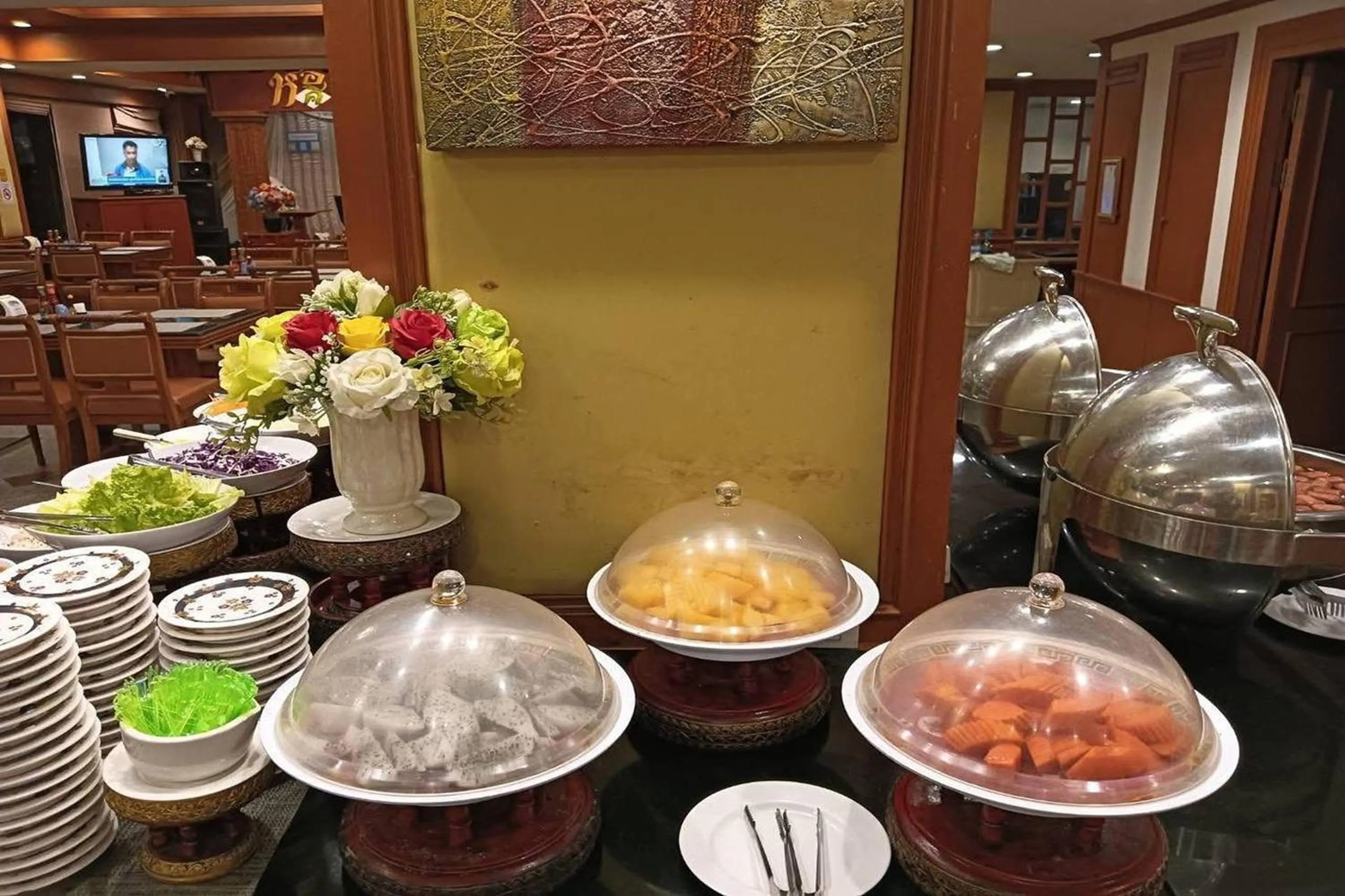 Breakfast in Taksila Hotel