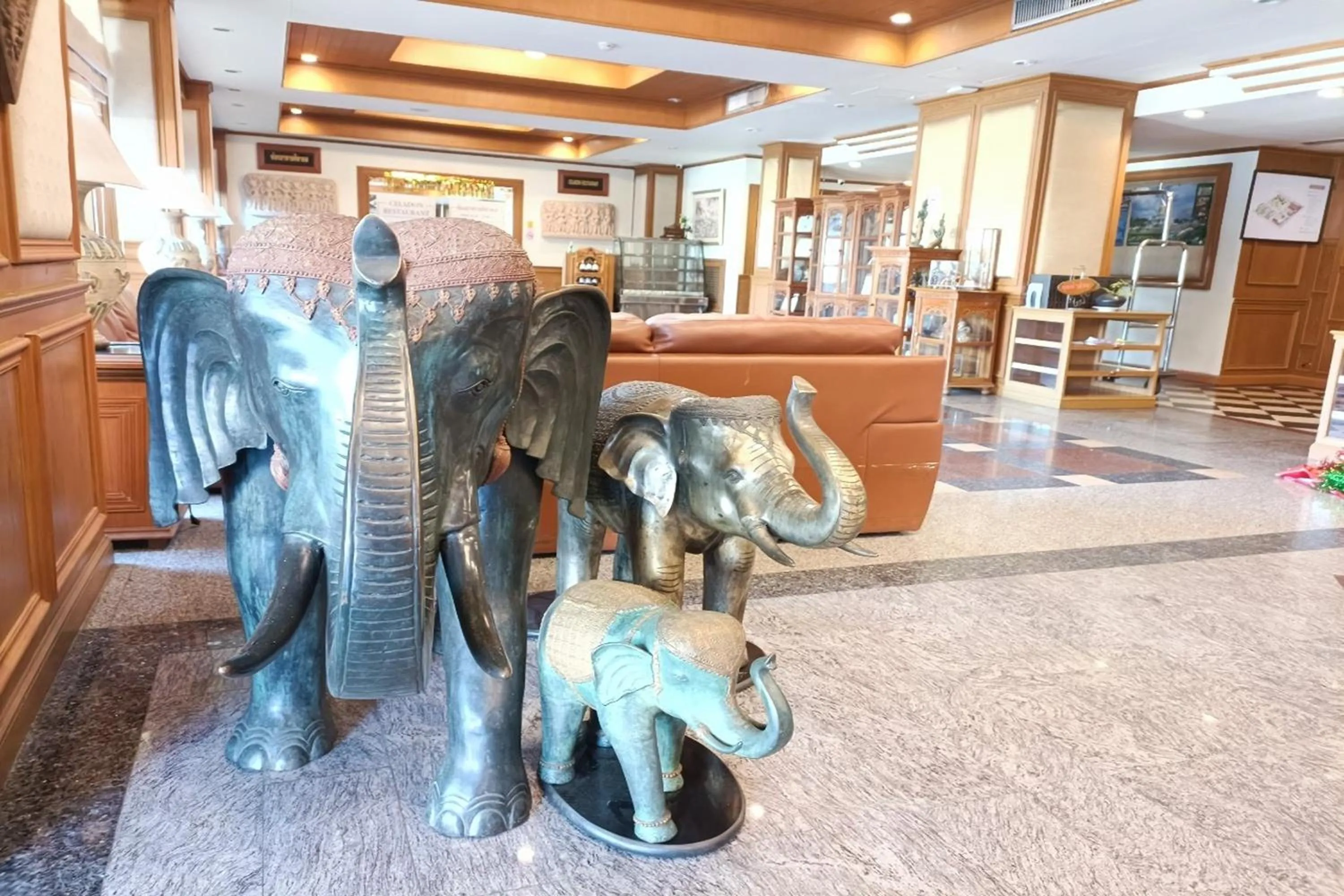 Lobby or reception in Taksila Hotel