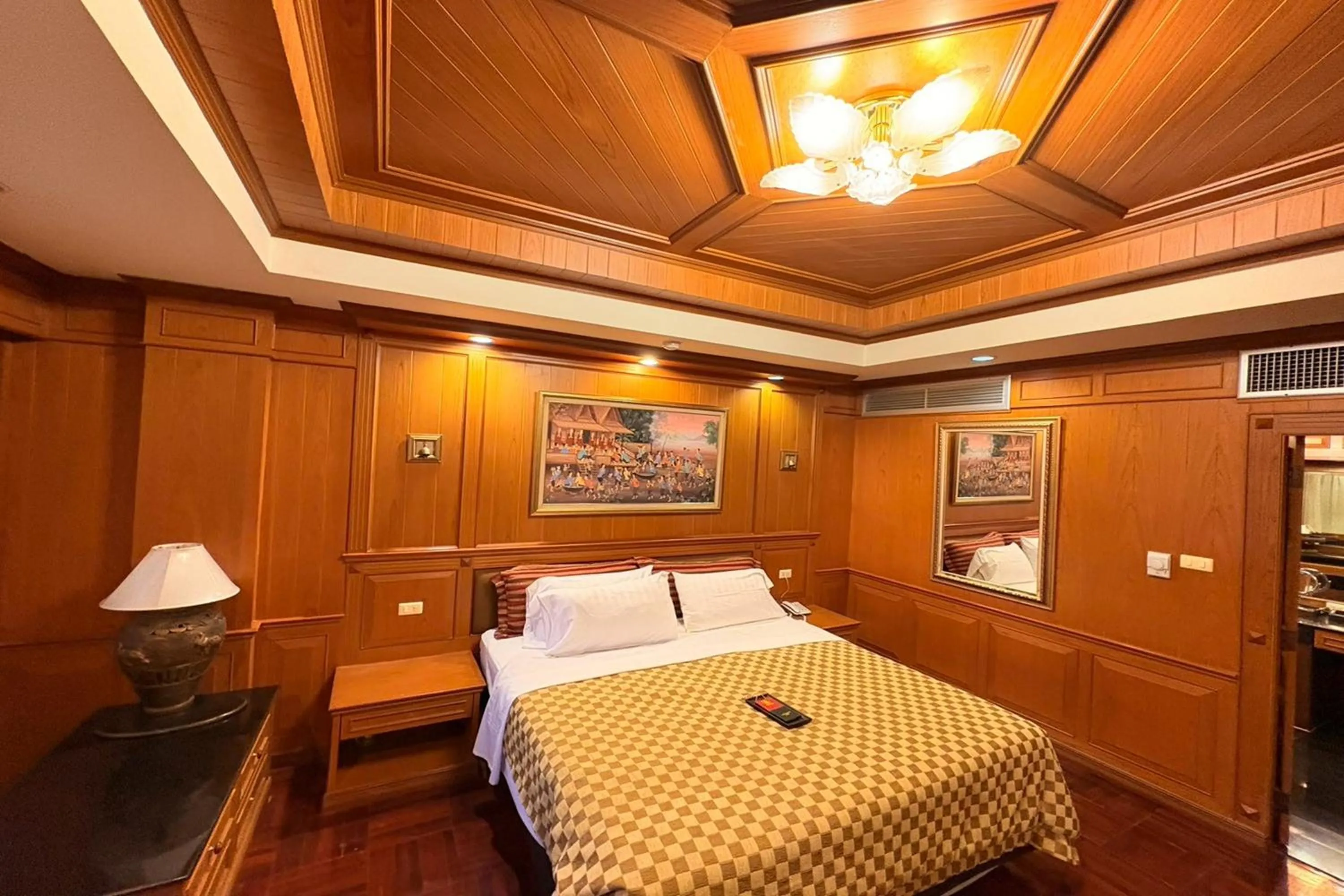 Photo of the whole room, Bed in Taksila Hotel