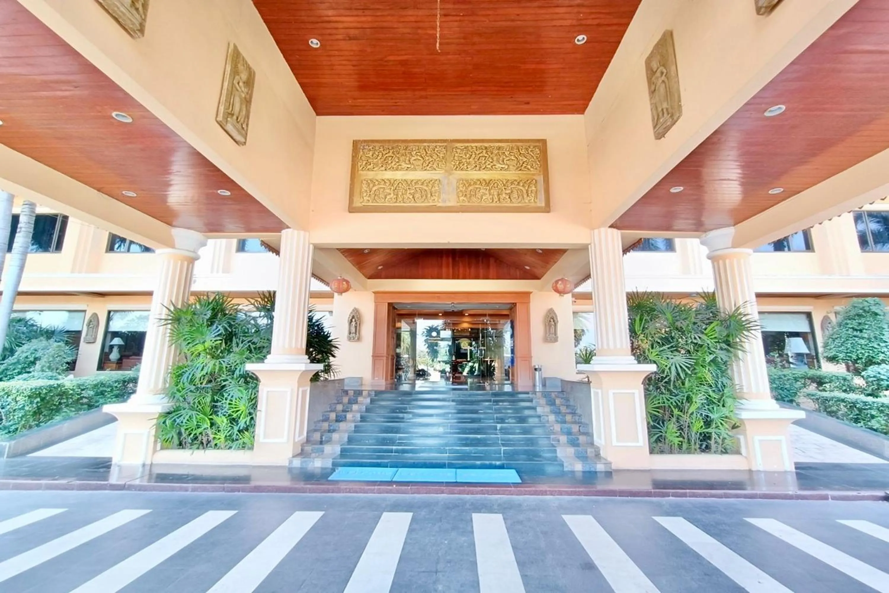 Facade/entrance in Taksila Hotel