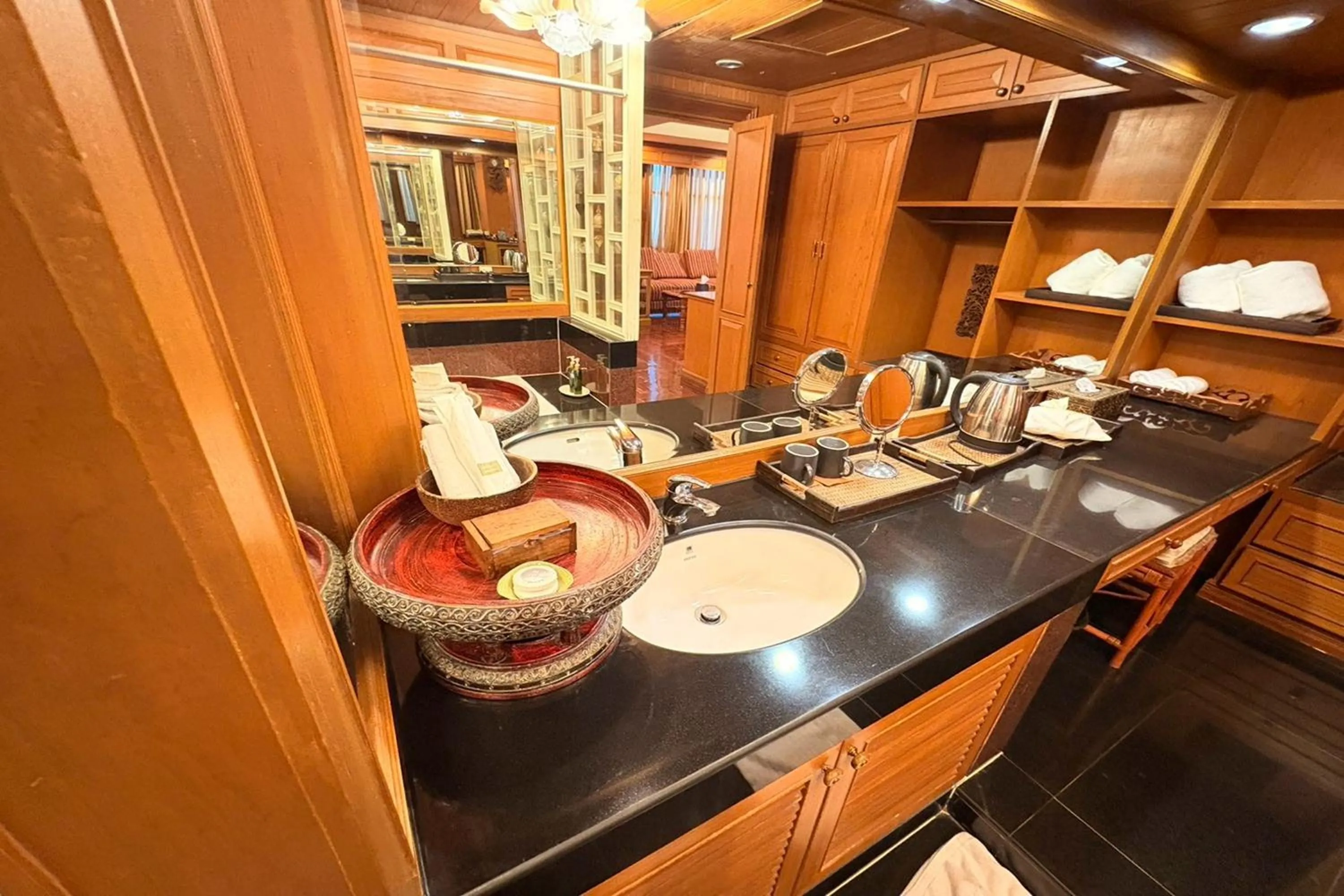 Bathroom in Taksila Hotel