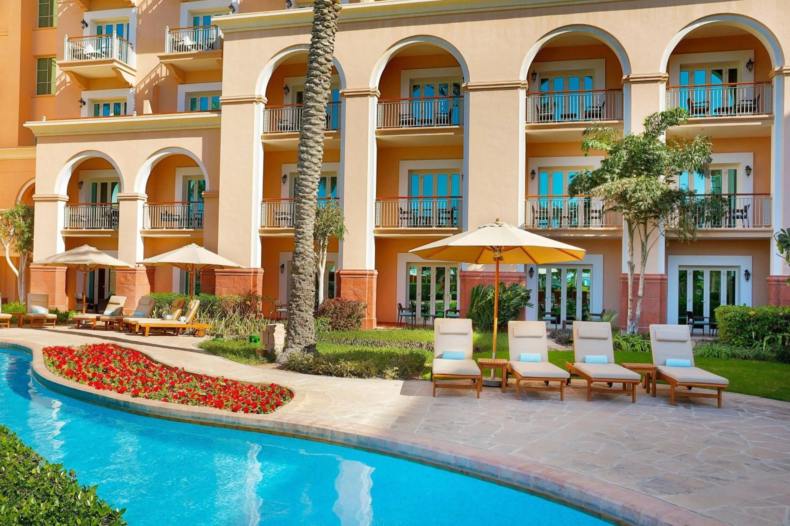 Swimming pool in The Ritz-Carlton, Dubai