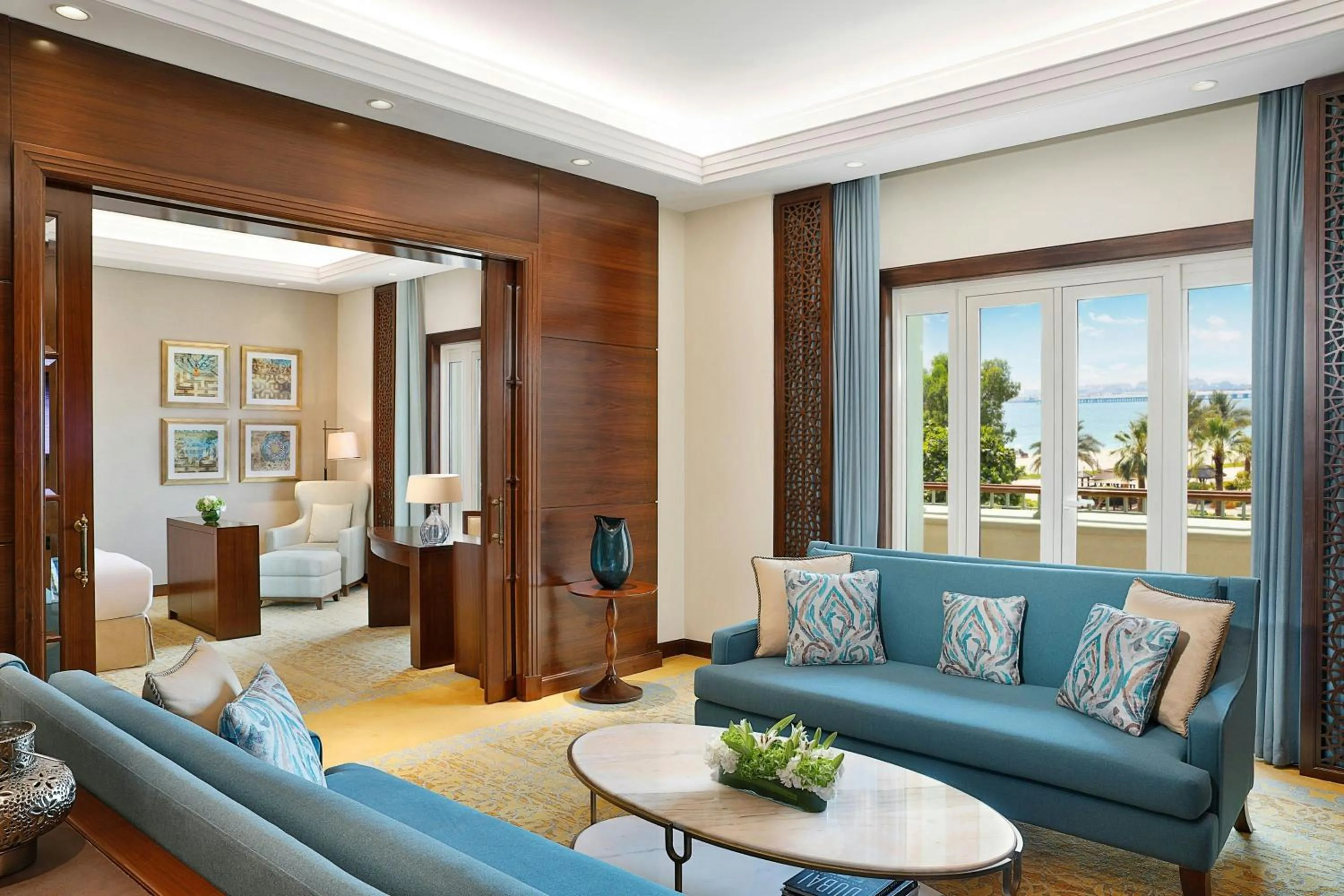 Living room in The Ritz-Carlton, Dubai