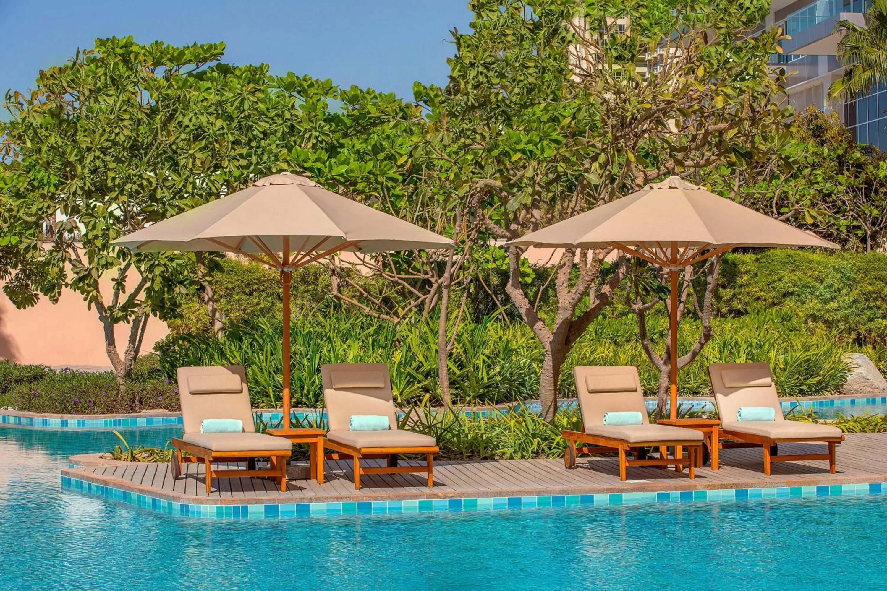 Swimming pool in The Ritz-Carlton, Dubai