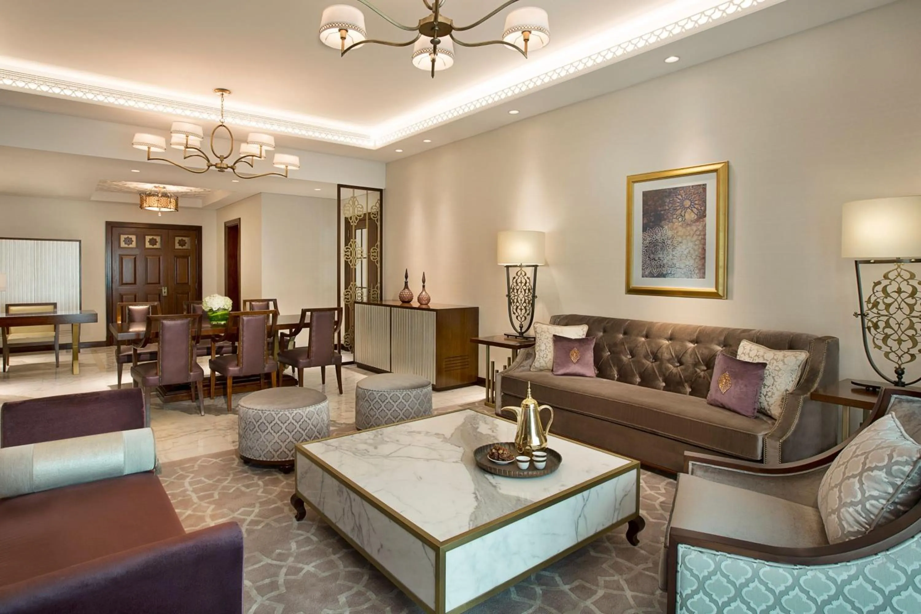 Living room in The Ritz-Carlton, Dubai