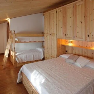 Bedroom, Bed in B&B La Soldanella