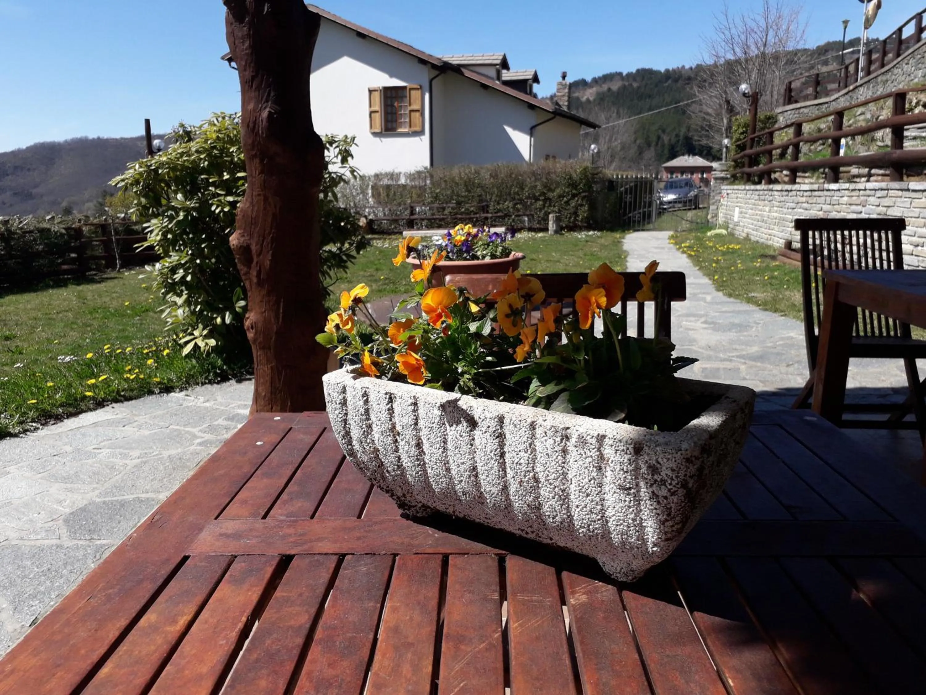 Garden in B&B La Soldanella