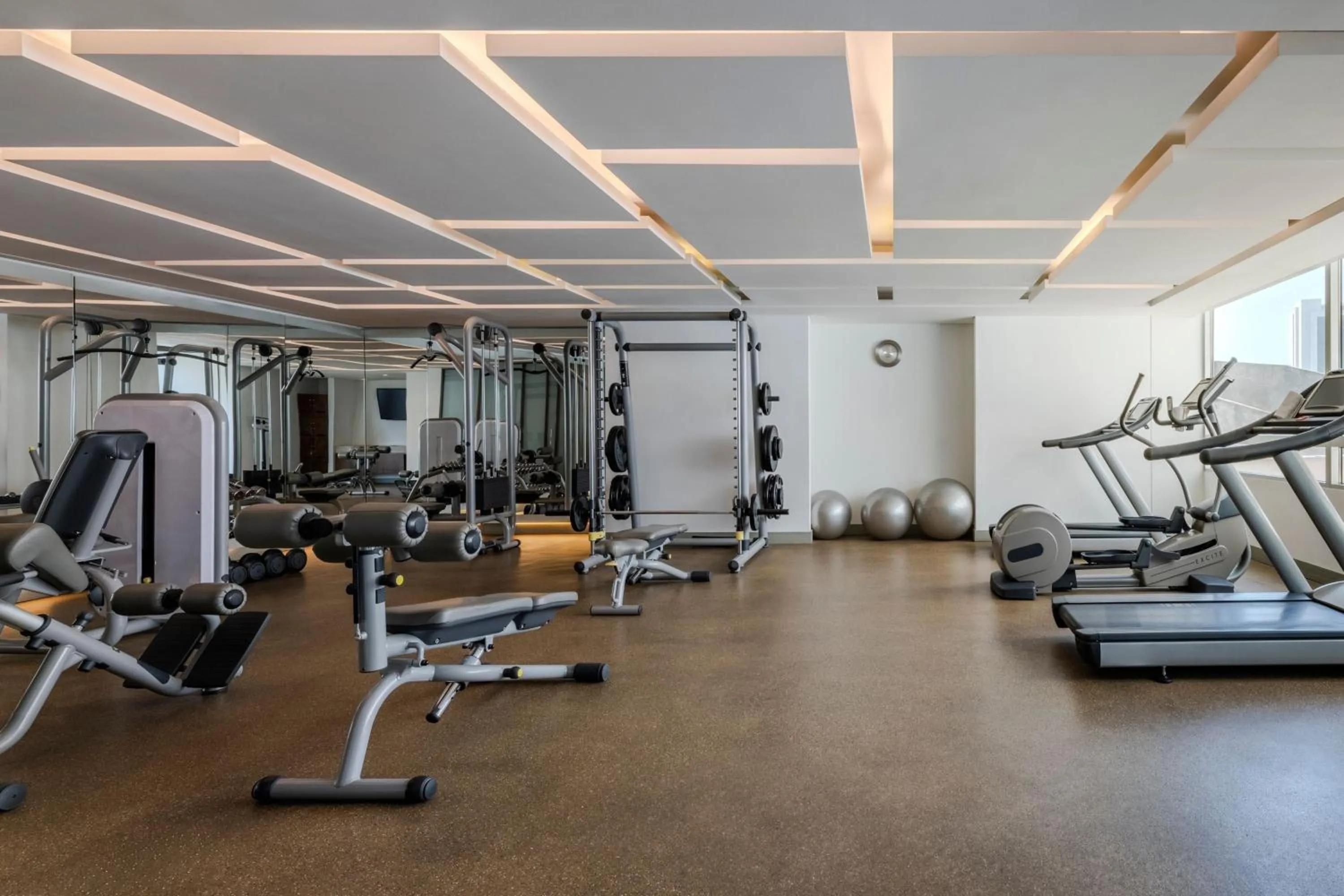 Fitness centre/facilities in Cali Marriott Hotel