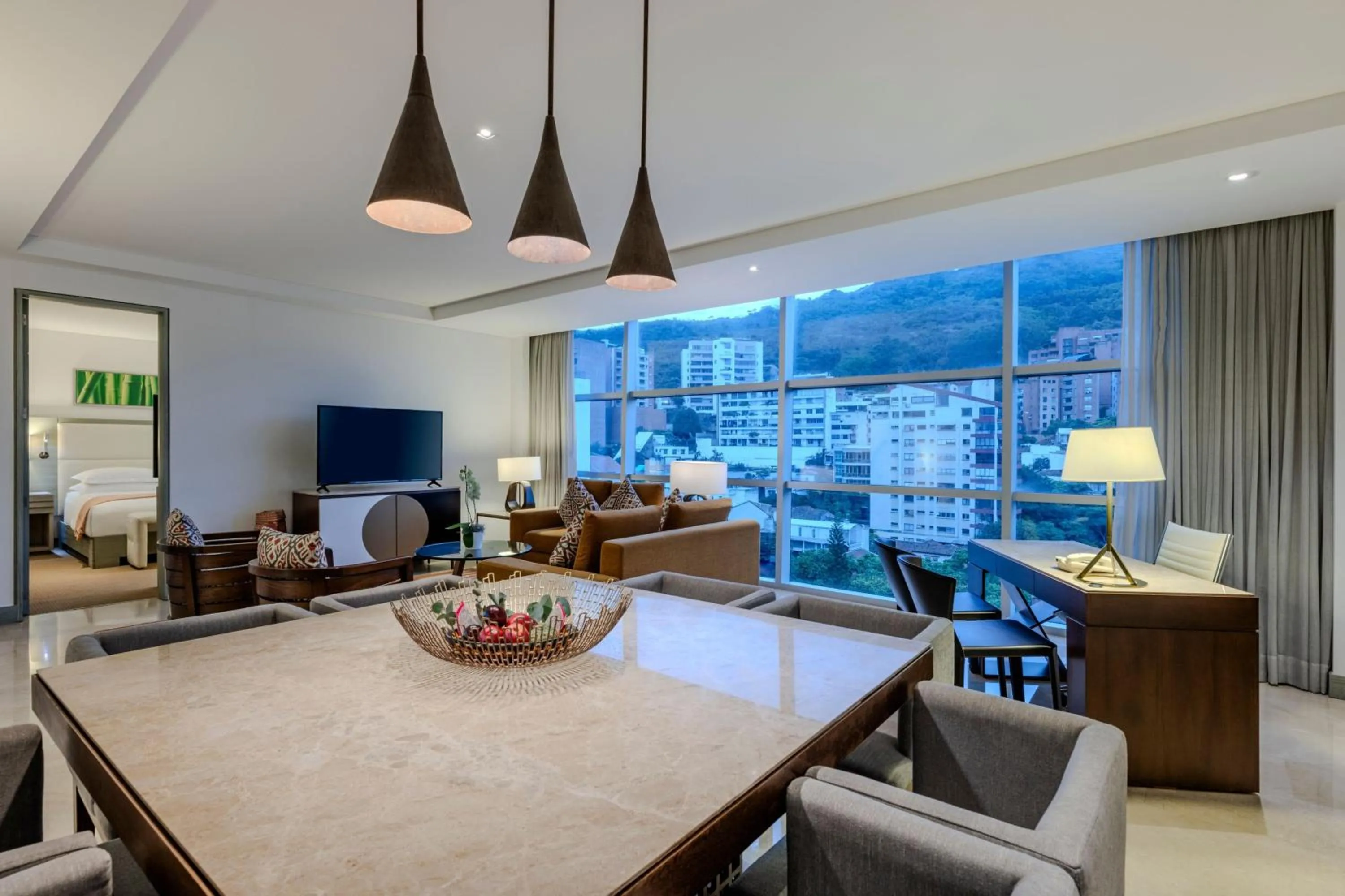 Bedroom in Cali Marriott Hotel