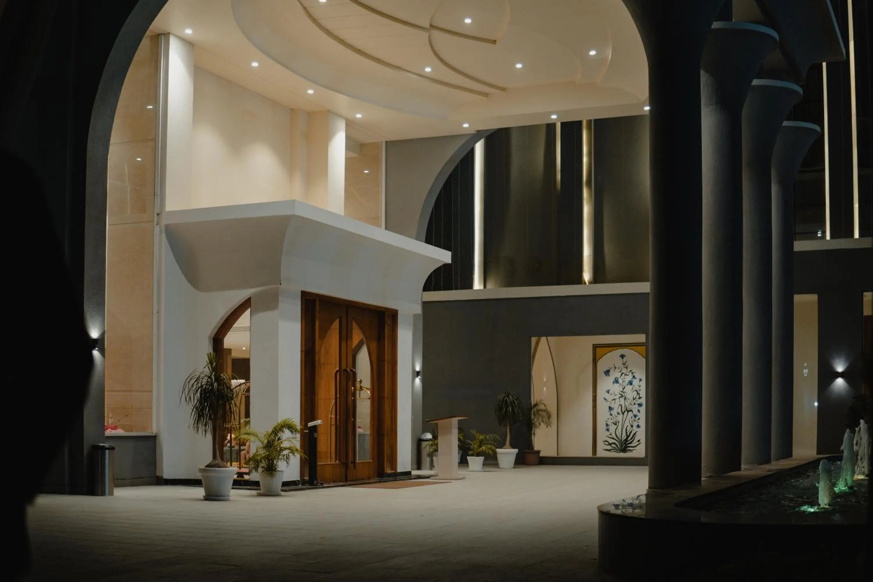 Facade/entrance in Royal Orbit