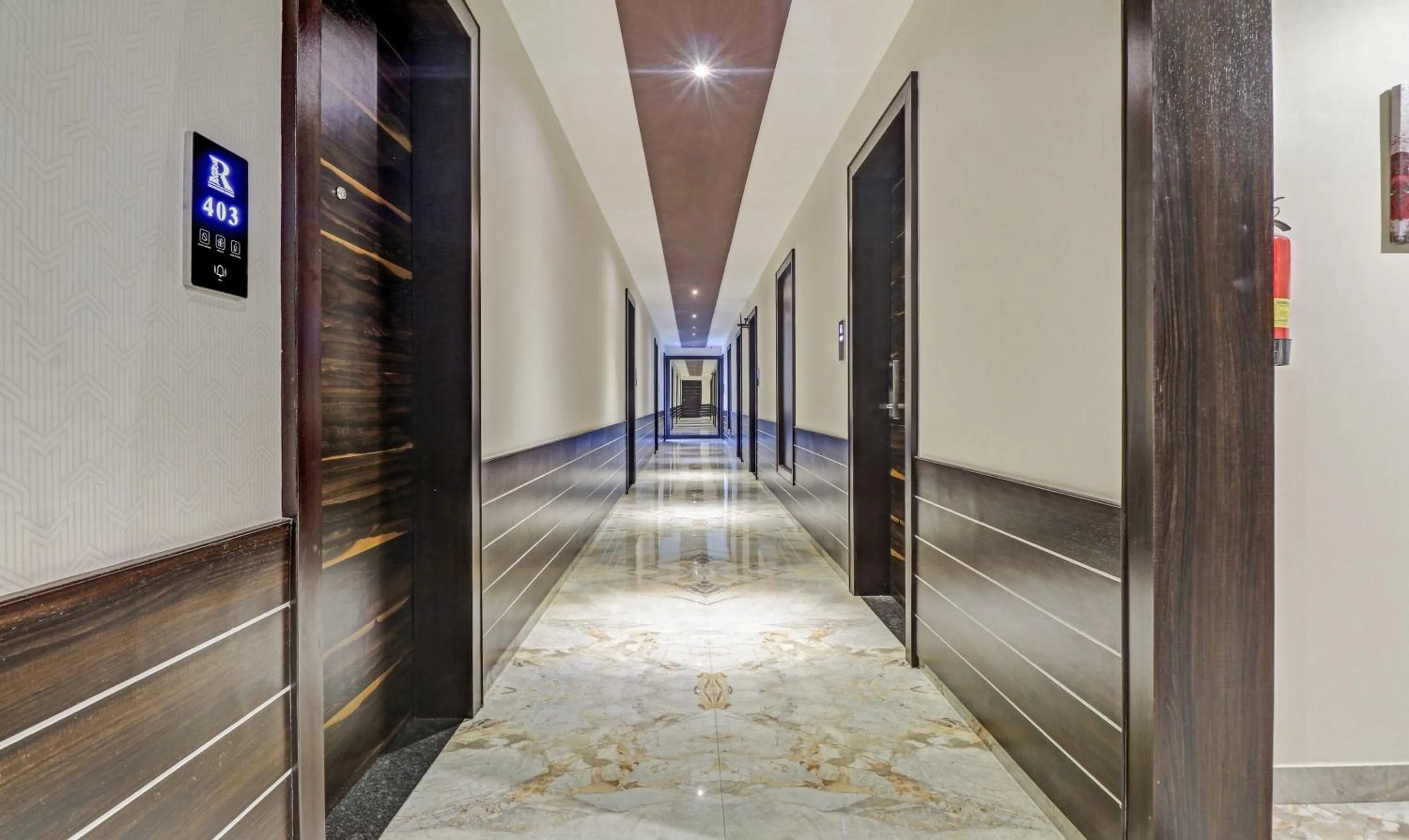 Lobby or reception in Treebo Premium Raj Vista Global Village