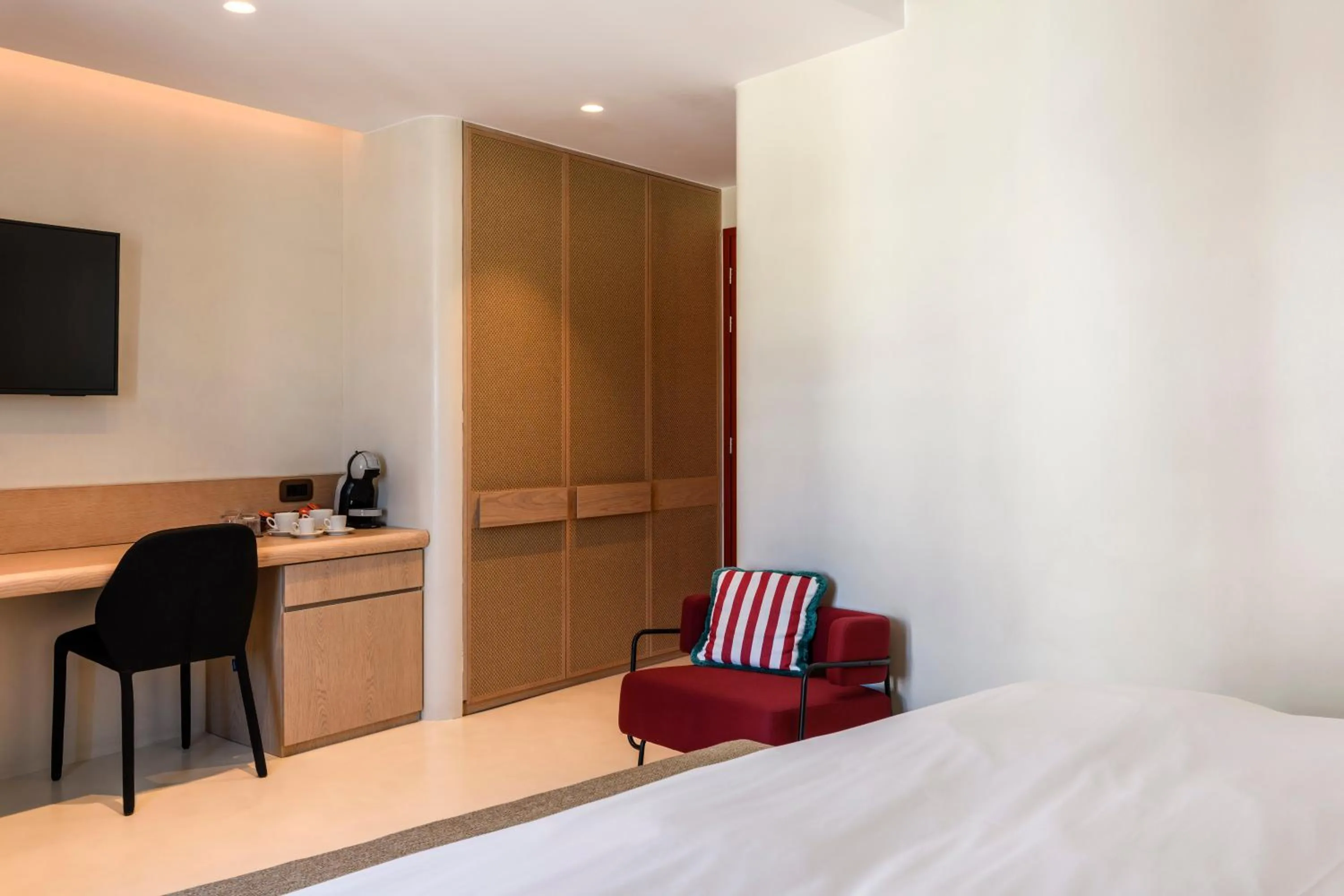 TV and multimedia, Bed in Mykonos Gem