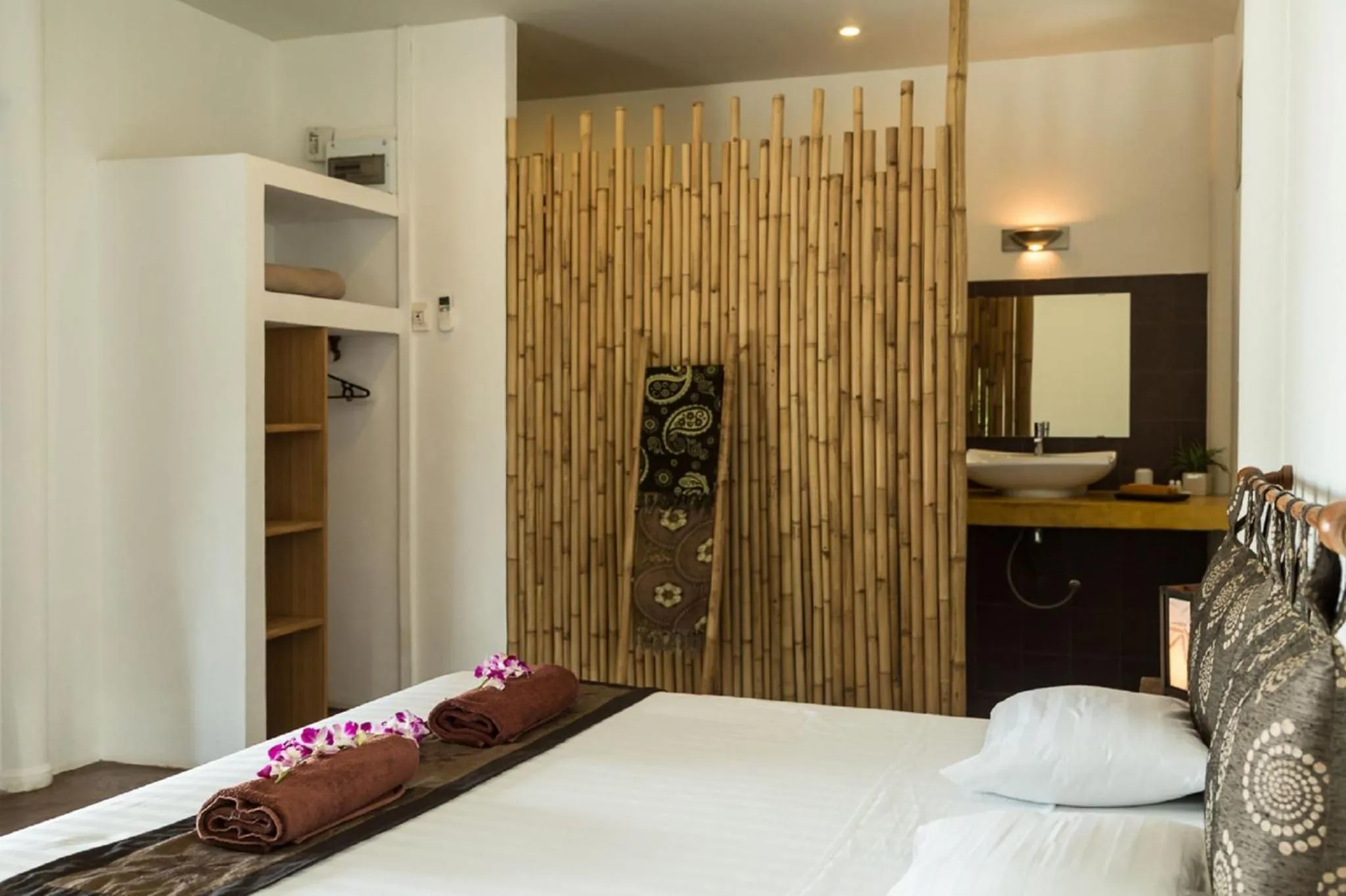 Photo of the whole room, Bed in Angkana Bungalows adults only