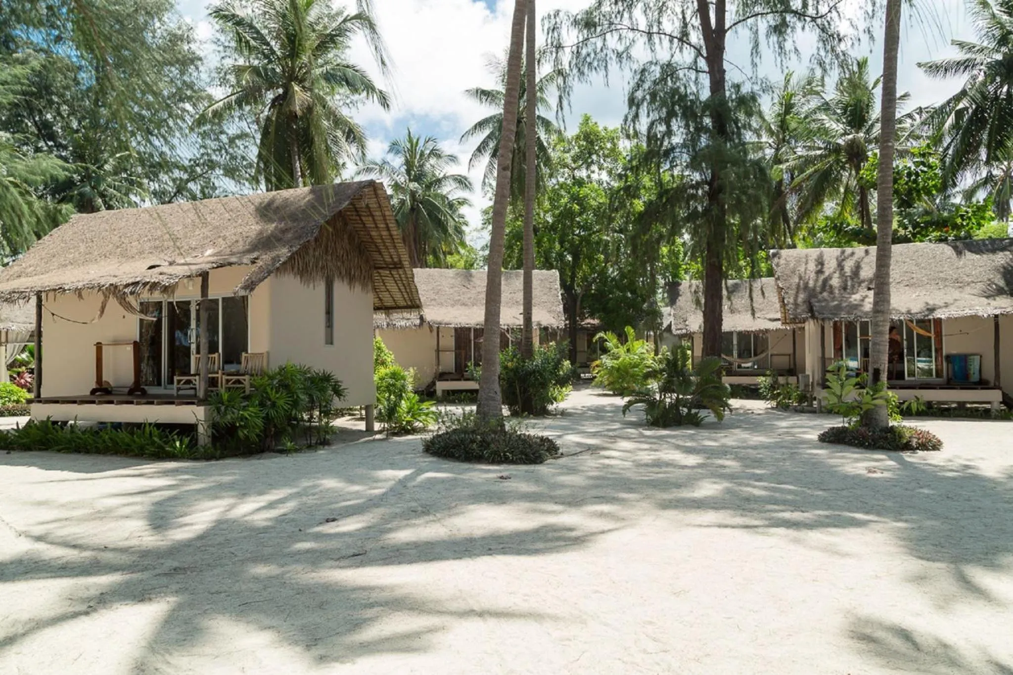 Sea view in Angkana Bungalows adults only