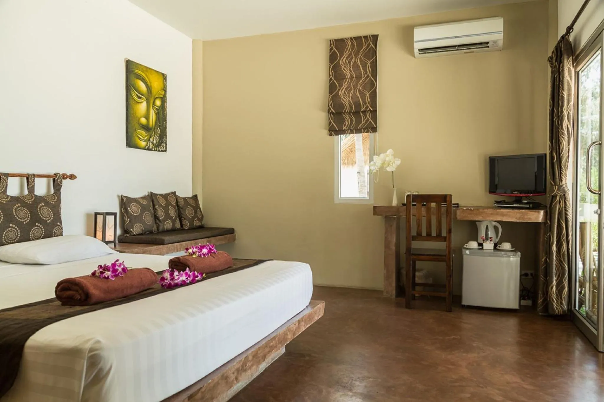 Photo of the whole room, Bed in Angkana Bungalows adults only