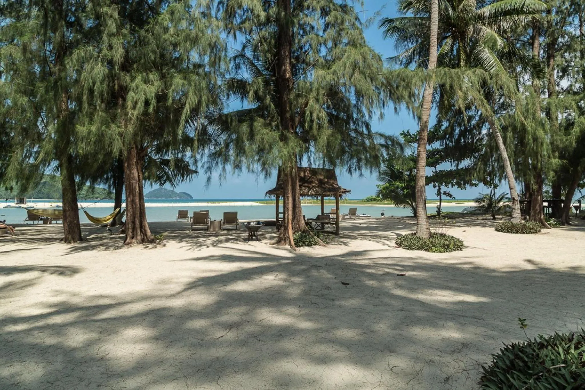 Beach in Angkana Bungalows adults only