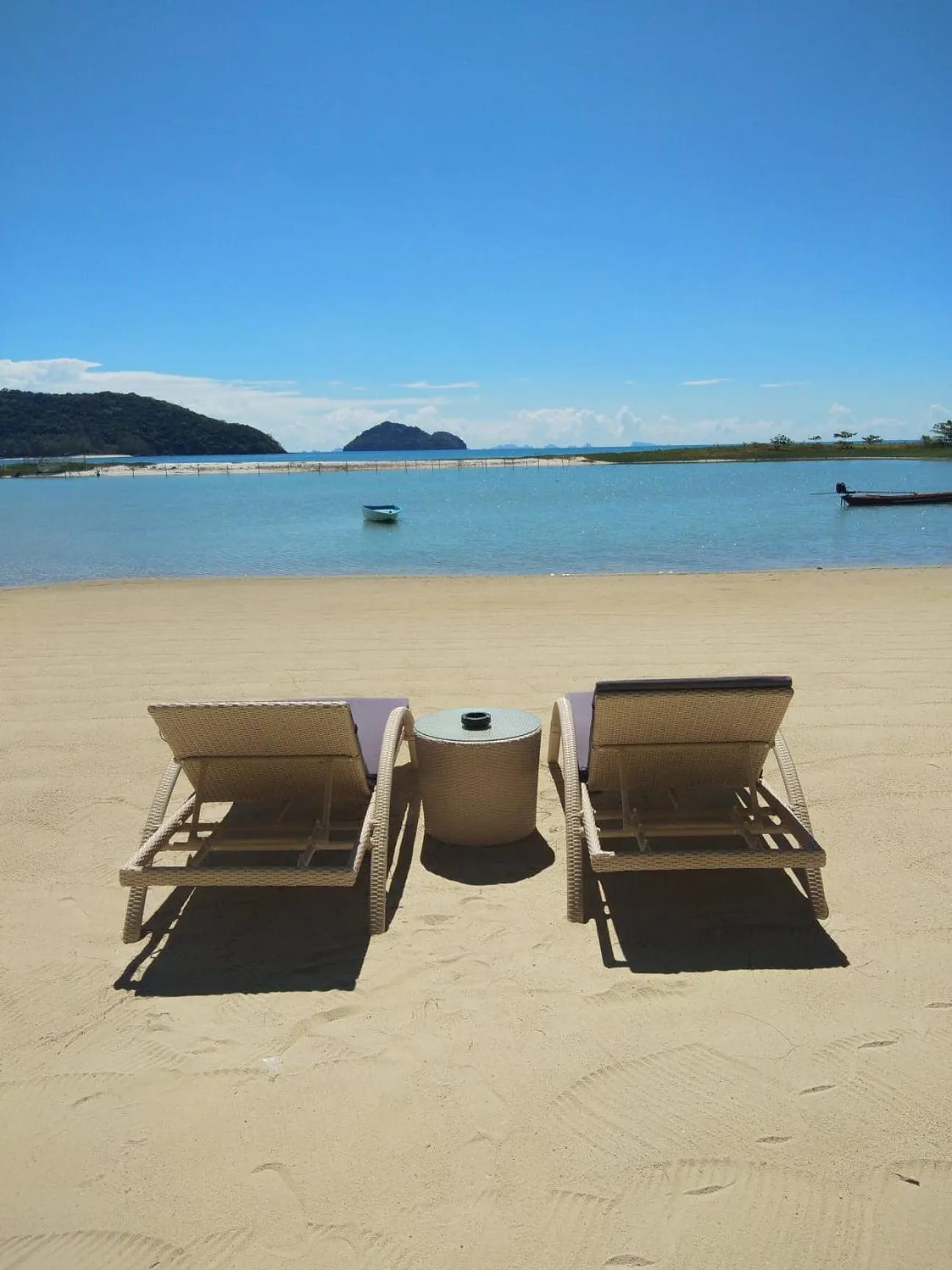 Beach in Angkana Bungalows adults only