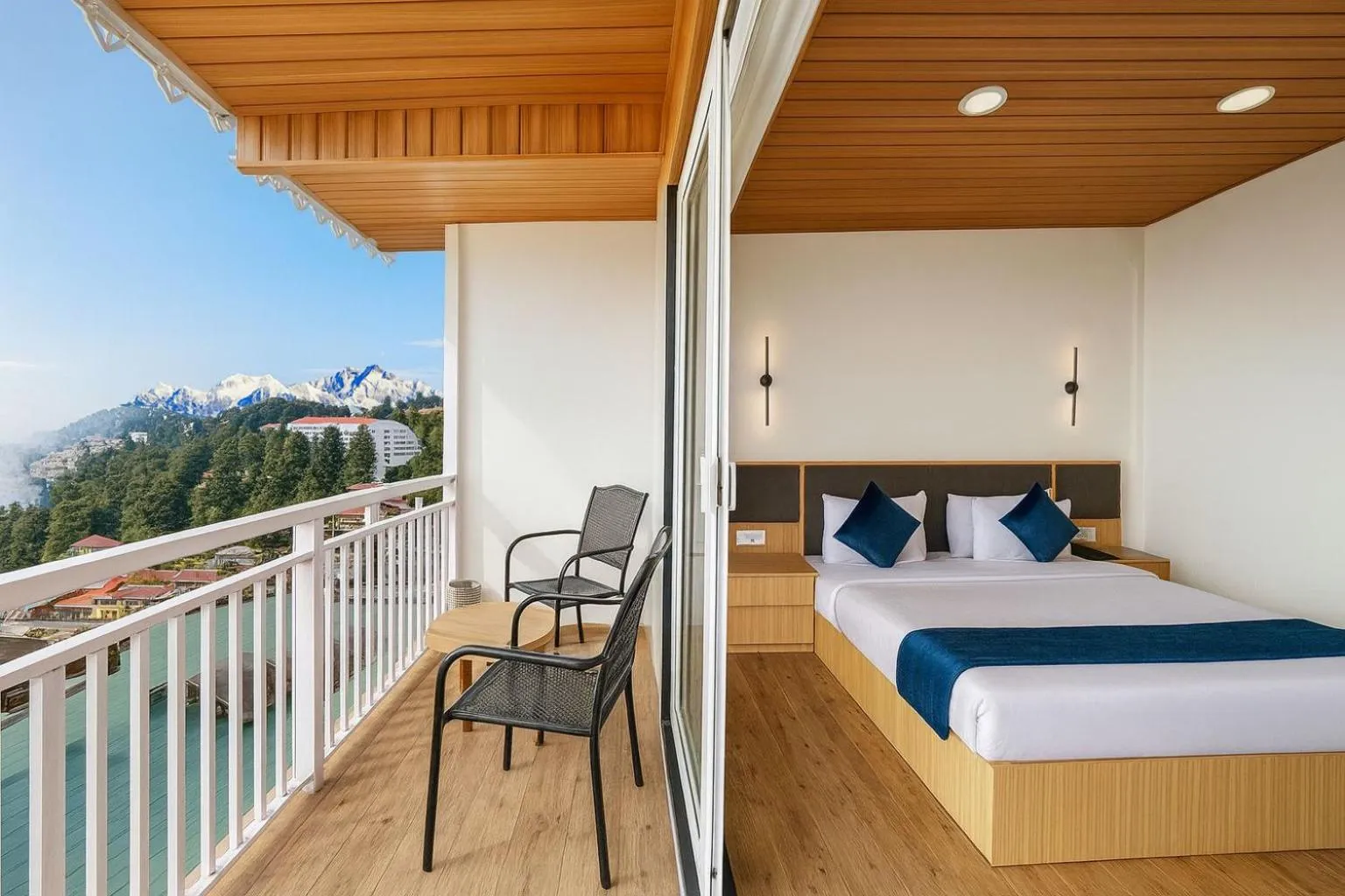 View (from property/room), Bed in Central Heritage Resort & Spa Formerly Fortune ITC Resort