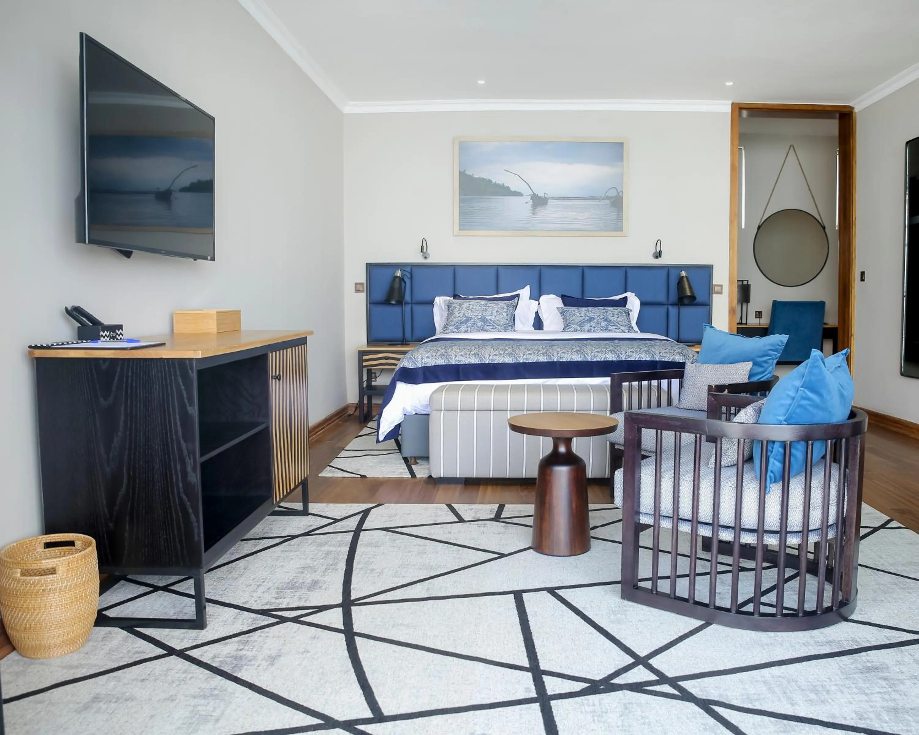 Bedroom, Bed in CLEO LAKE KIVU HOTEL