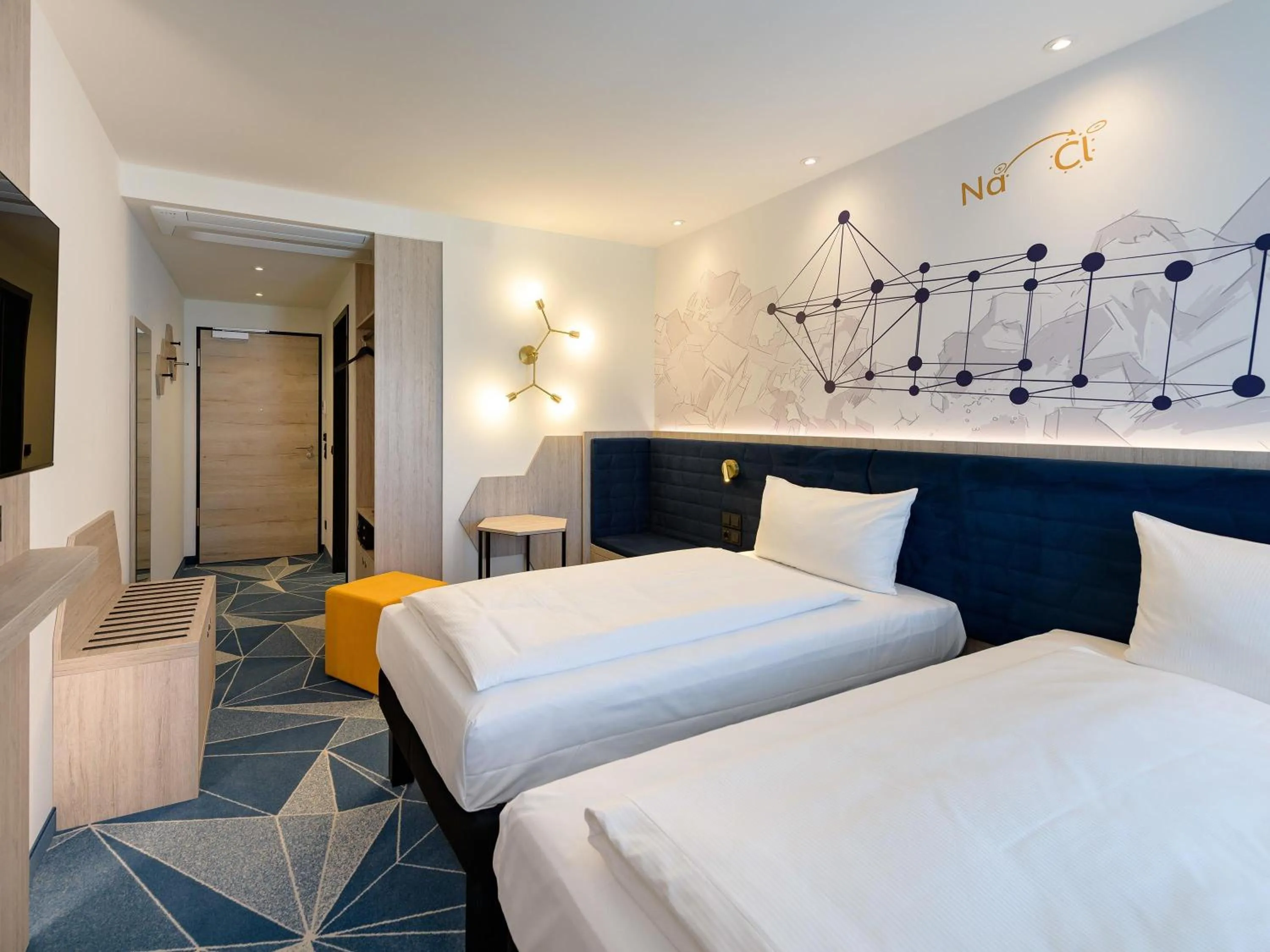 Bedroom, Bed in ibis Styles Bad Reichenhall