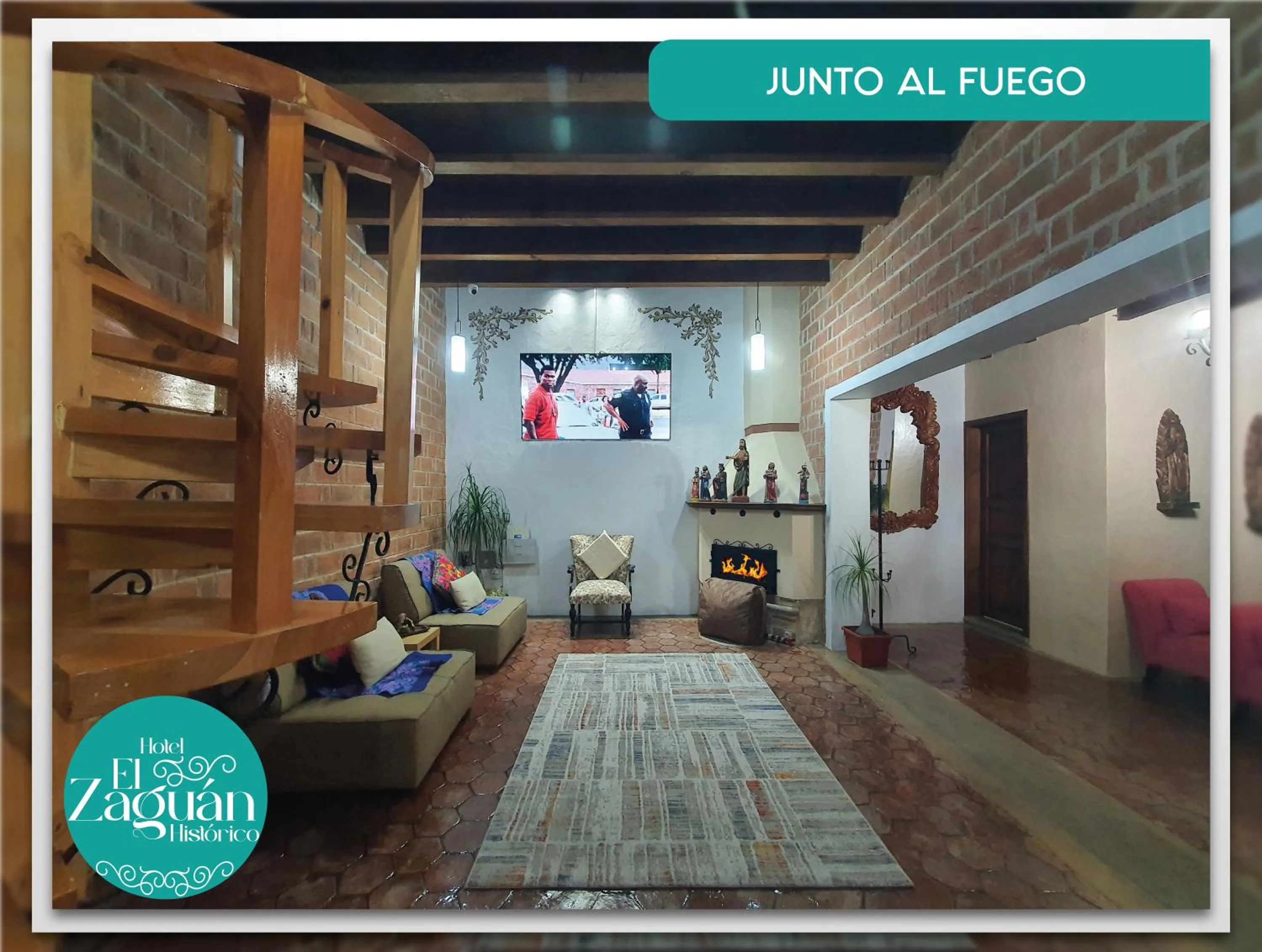 Living room in Hotel El Zaguán Histórico