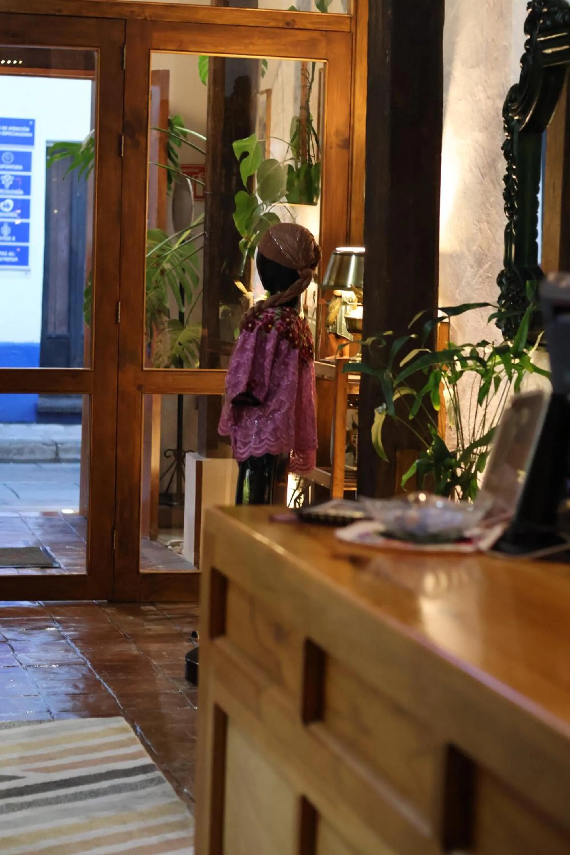 Decorative detail in Hotel El Zaguán Histórico