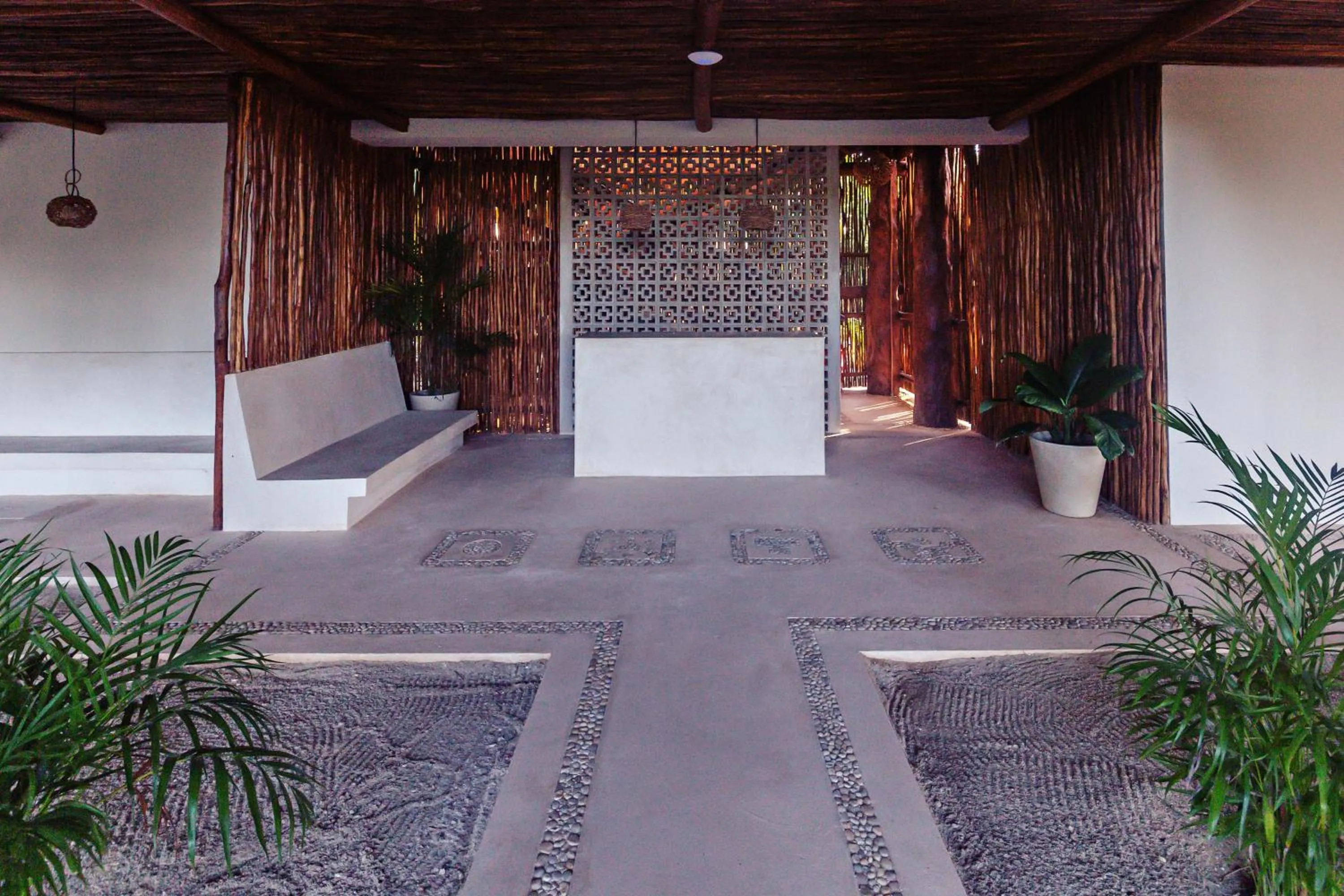 Facade/entrance in Casa Astral Eco Luxury Holbox Island - Sunset and Ocean View with Rooftop Pool