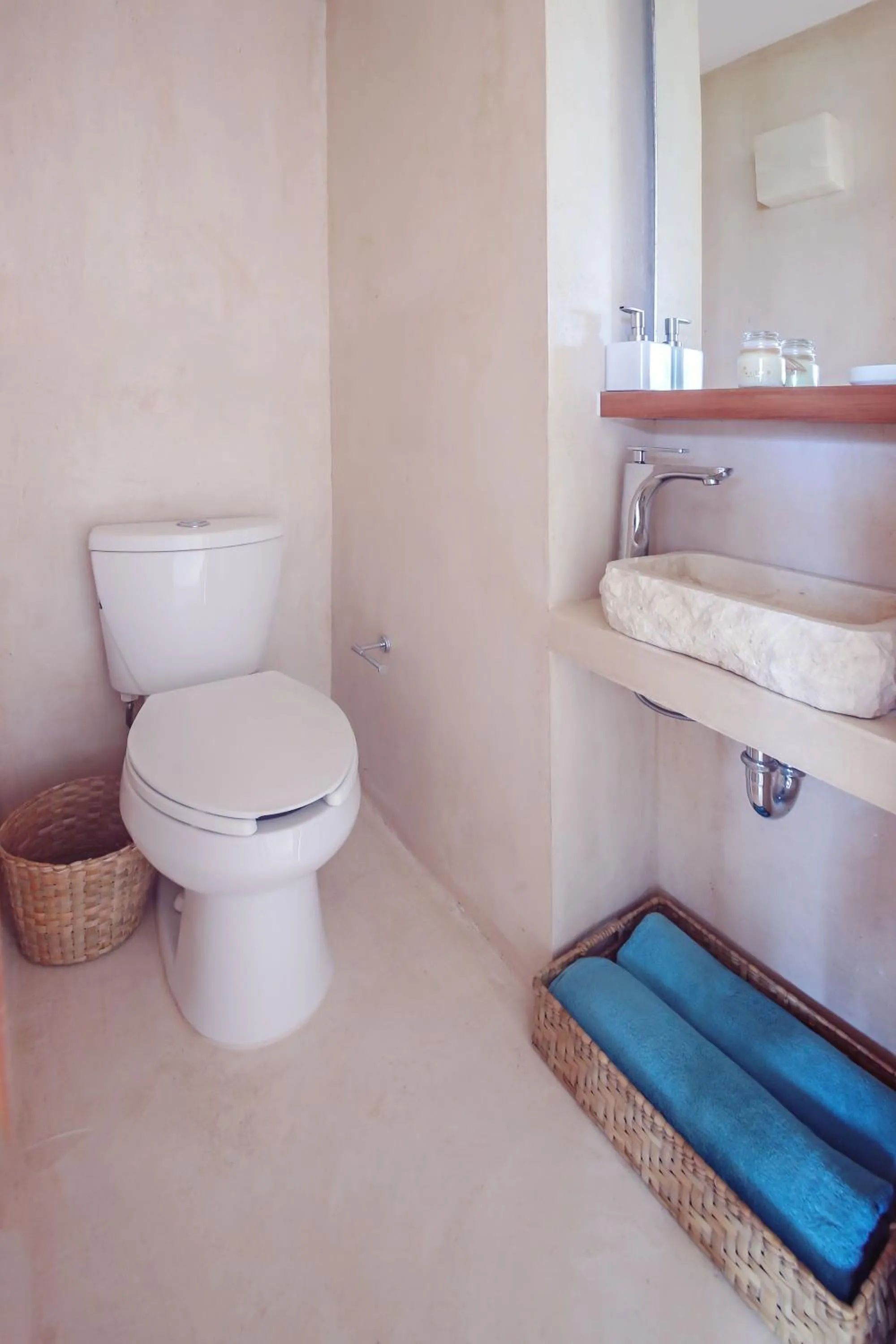 Bathroom in Casa Astral Eco Luxury Holbox Island - Sunset and Ocean View with Rooftop Pool
