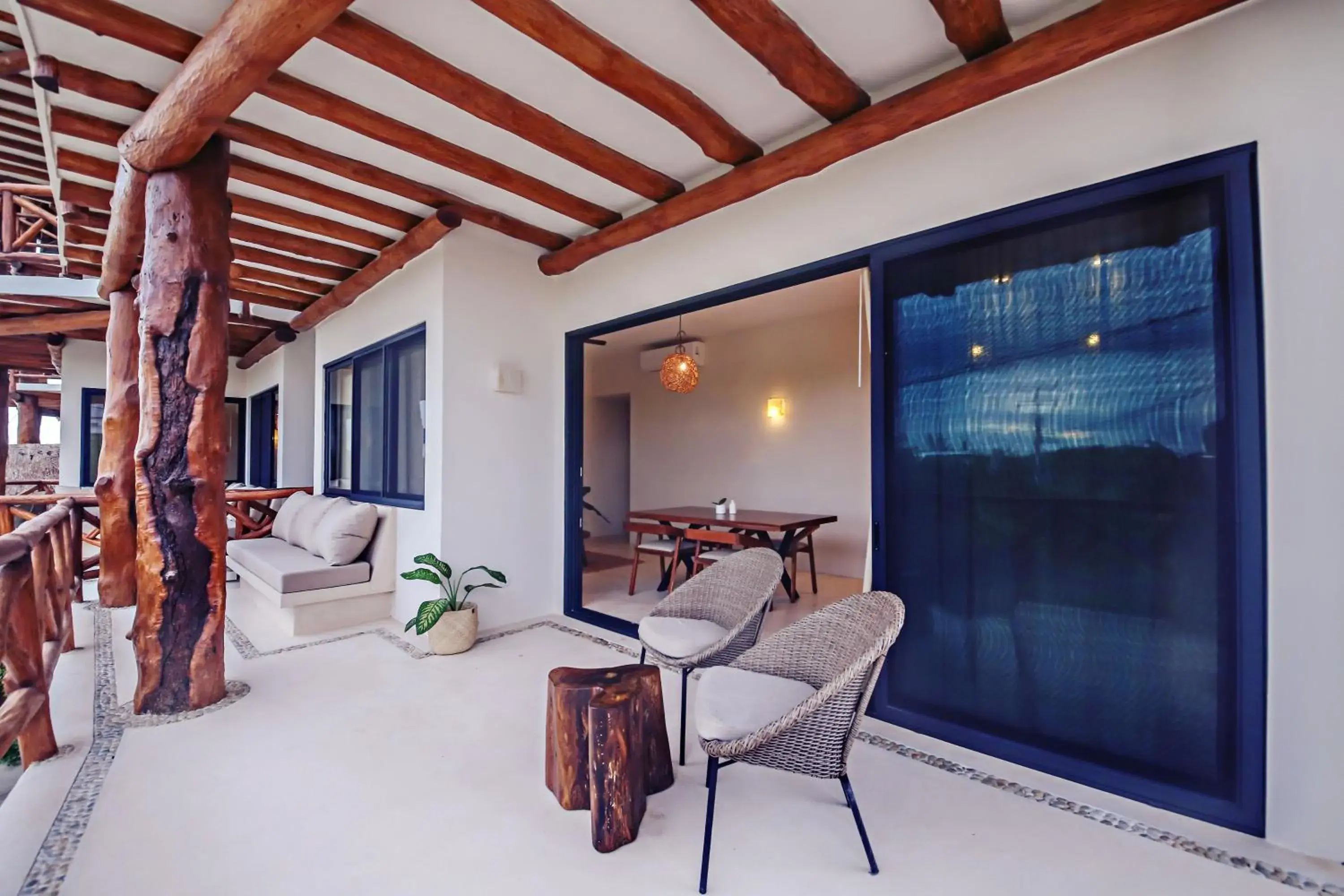 Two-Bedroom Apartment in Casa Astral Eco Luxury Holbox Island - Sunset and Ocean View with Rooftop Pool Two-Bedroom Apartment in Casa Astral Eco Luxury Holbox Island - Sunset and Ocean View with Rooftop Pool