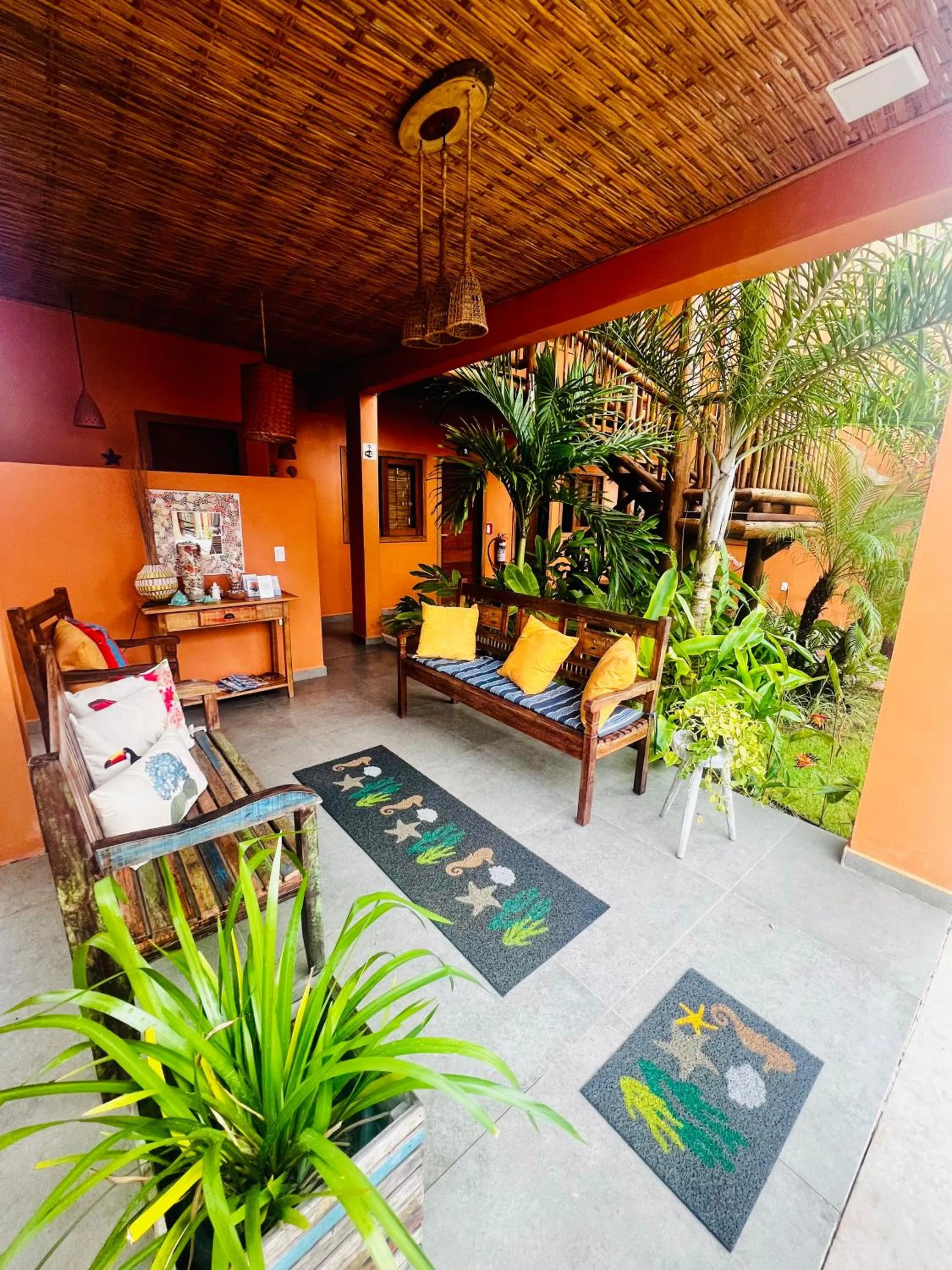 Seating area in Pousada Vila dos Corais - Taipu de Fora