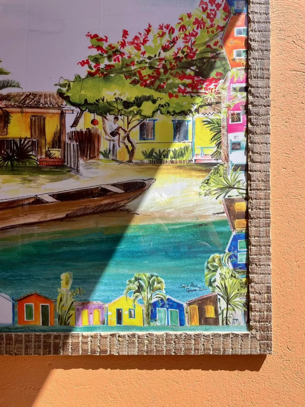 Decorative detail in Pousada Vila dos Corais - Taipu de Fora