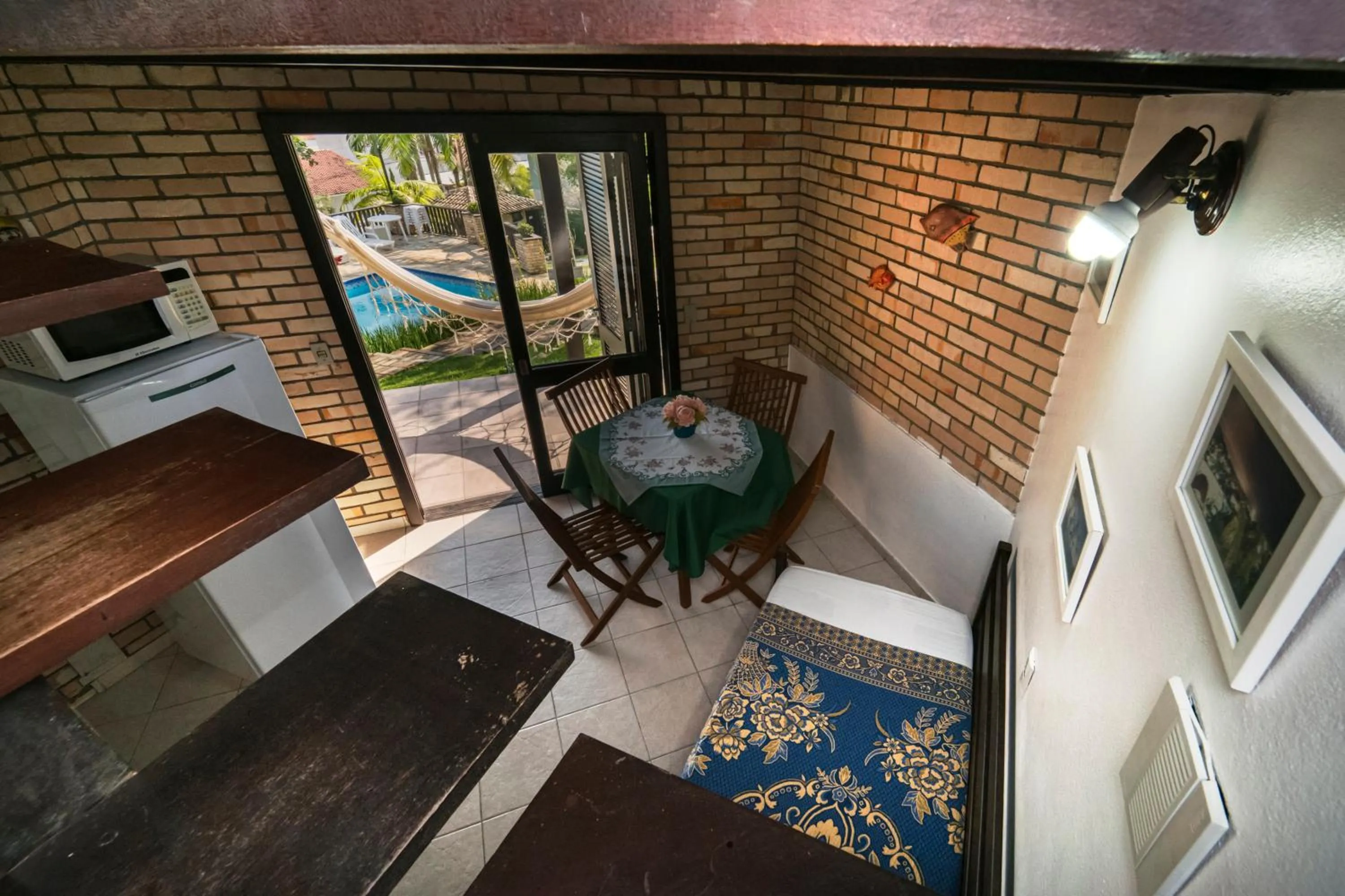 Patio in Pousada Albacora