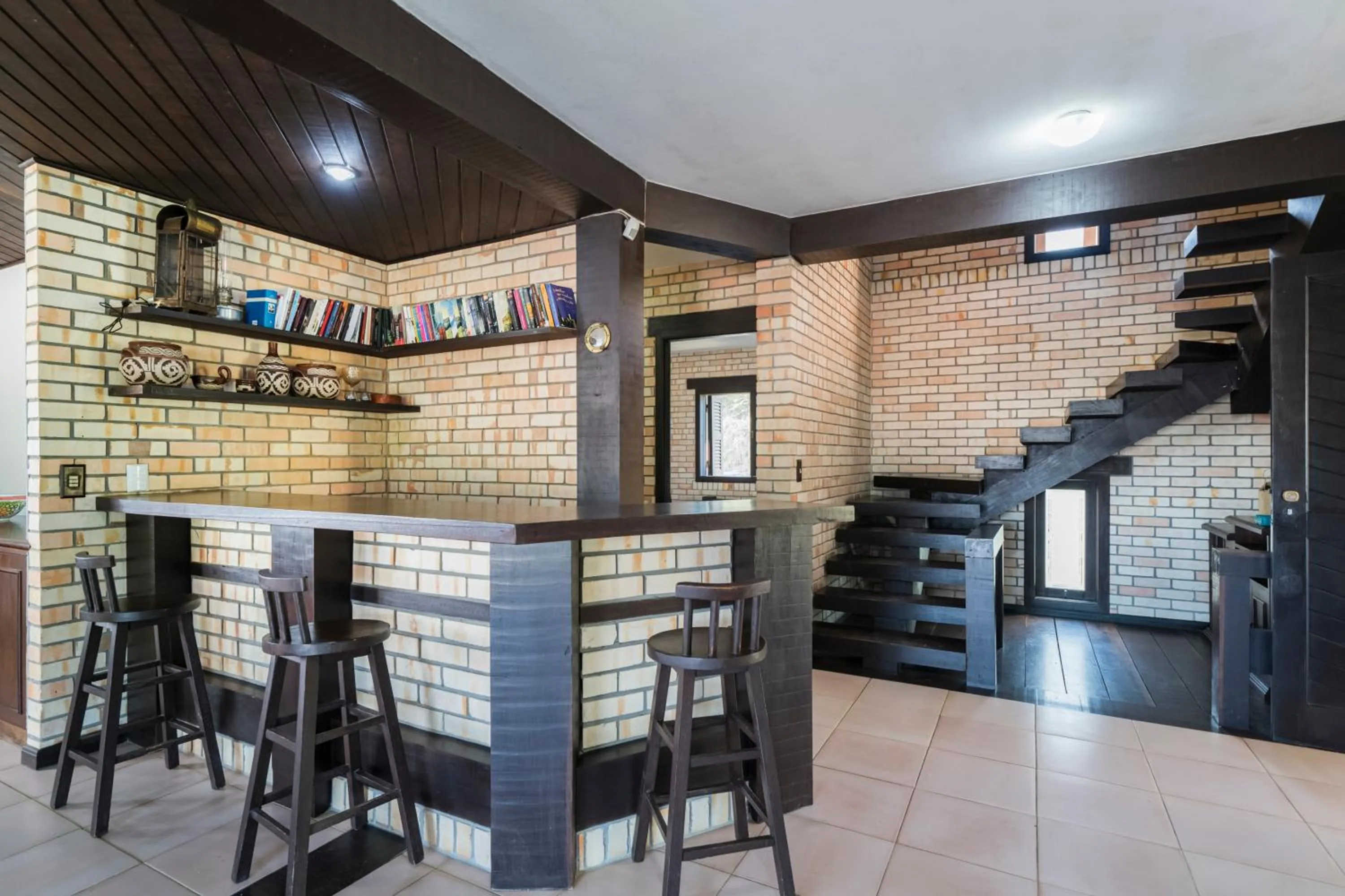 Seating area in Pousada Albacora