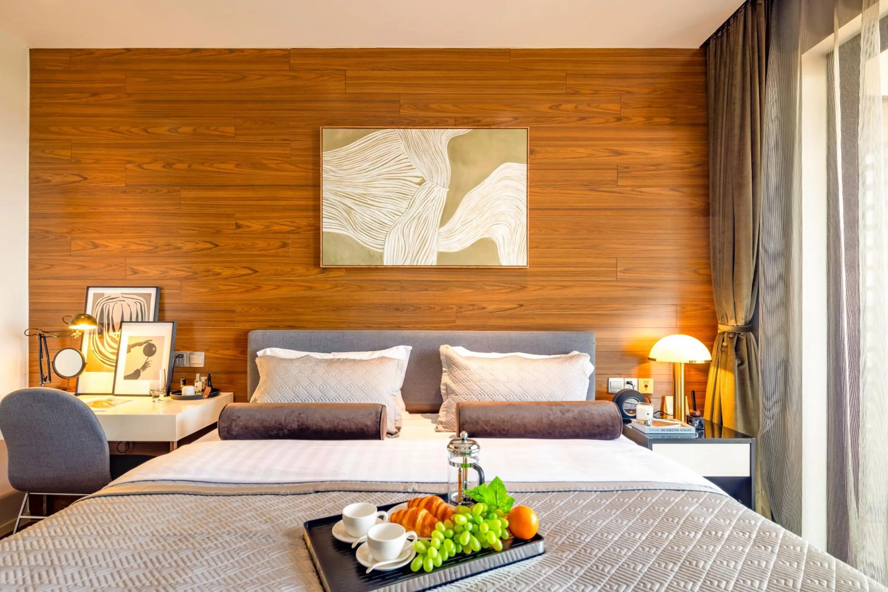 Bed in Green Court Premier Jinqiao Shanghai