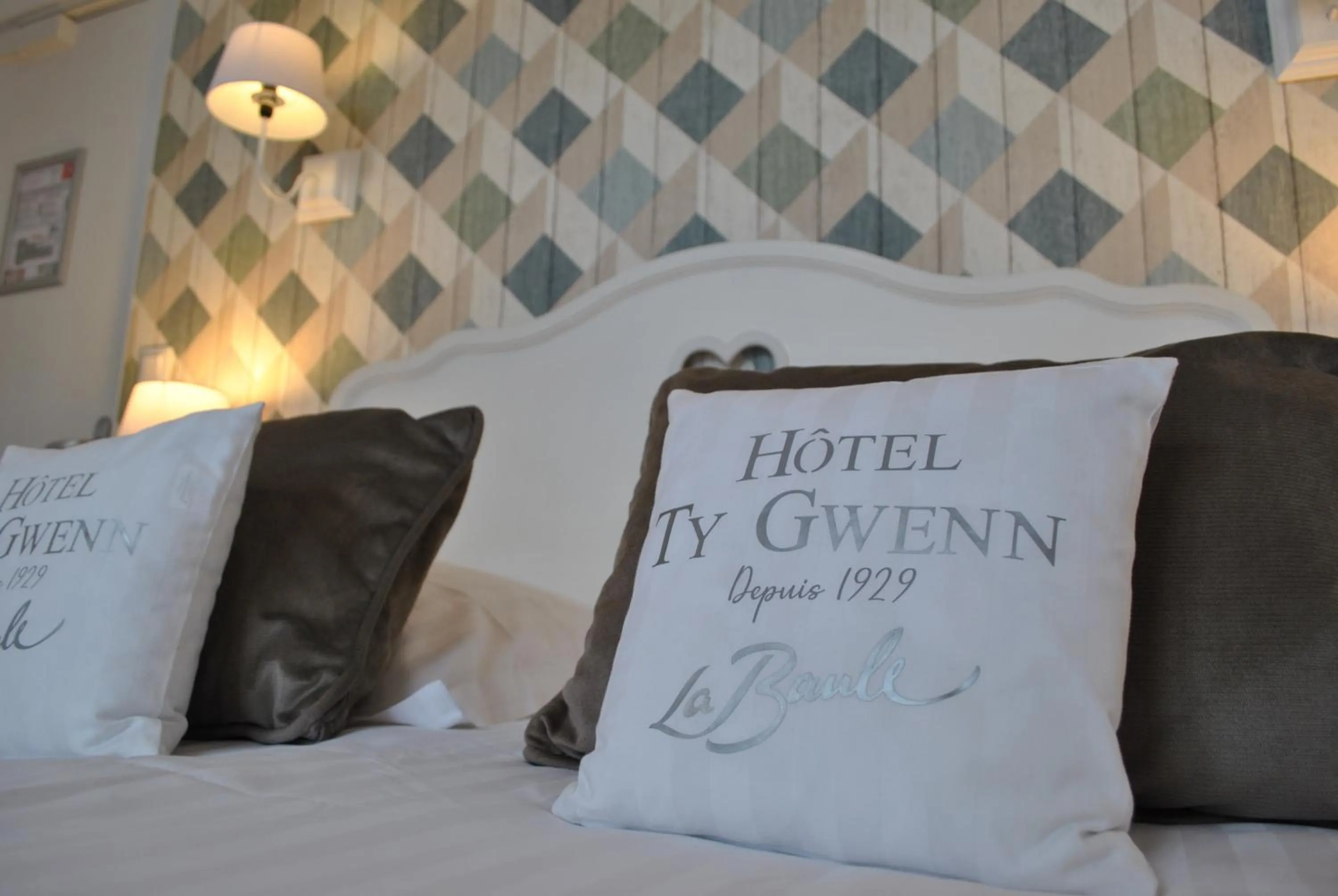 Bed in Hotel Ty Gwenn La Baule