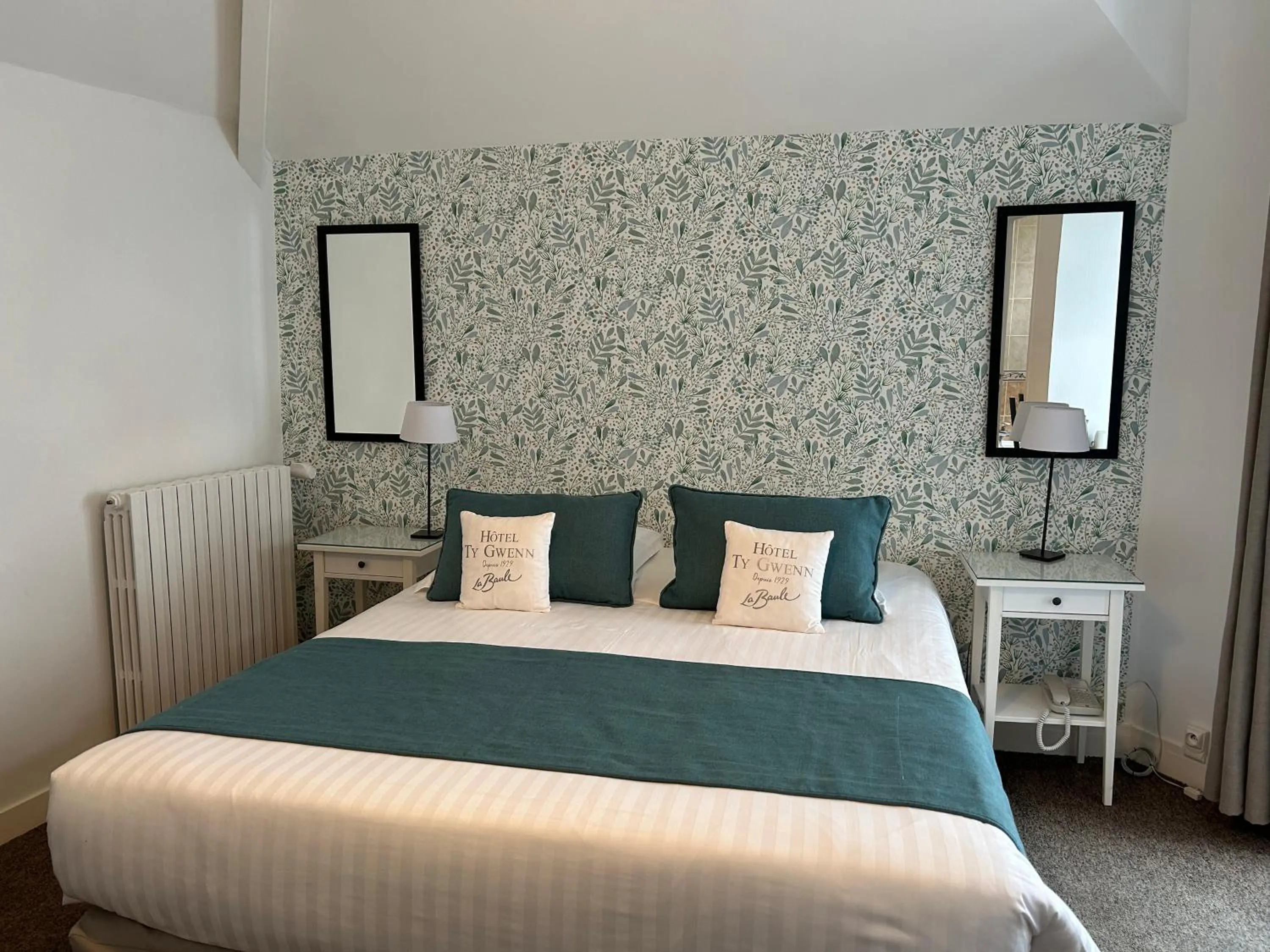 Bed in Hotel Ty Gwenn La Baule