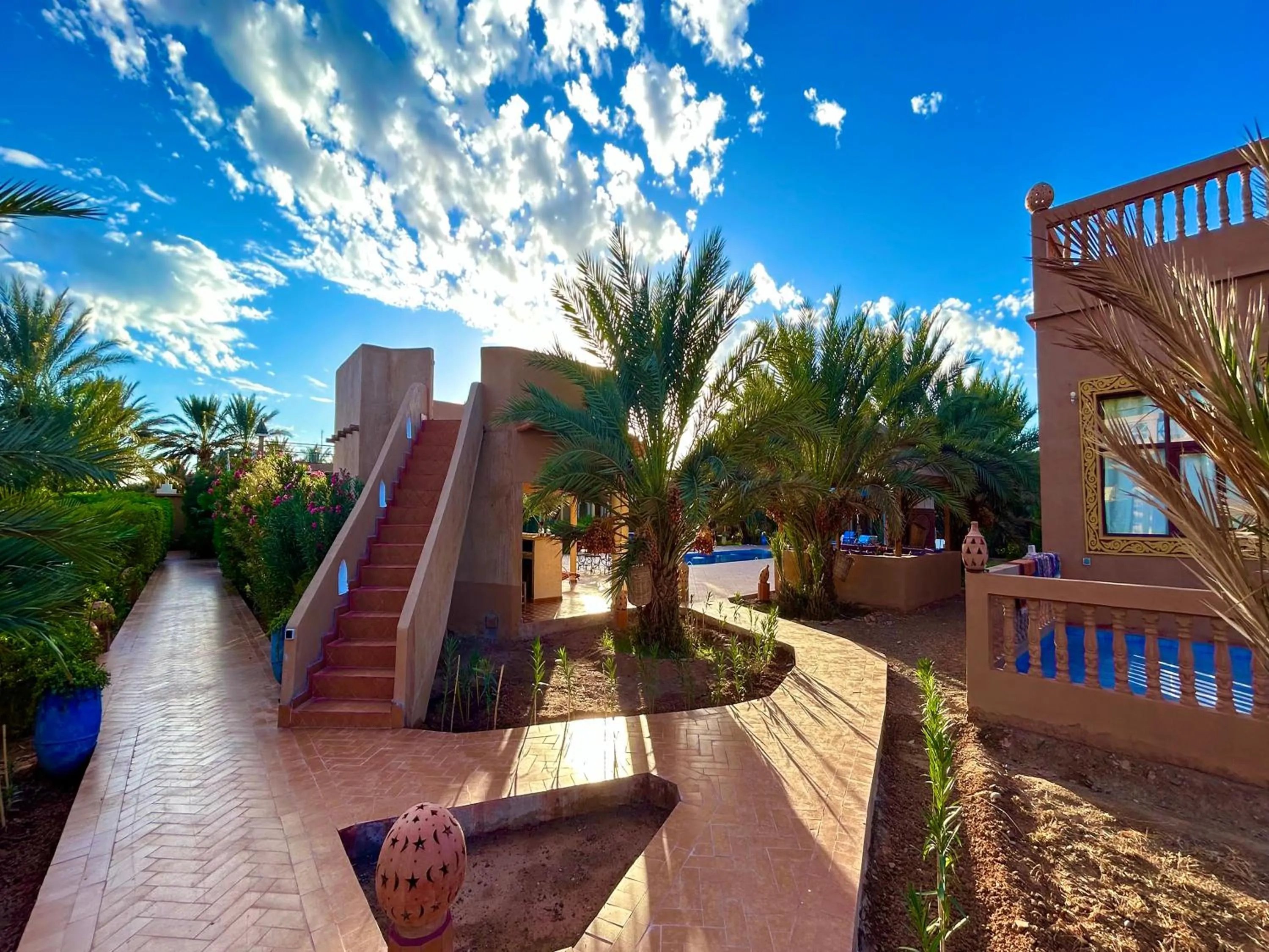 Property building in Oasis Tilogui-Luxury Hotel Restaurant and Desert Excursions In Zagora