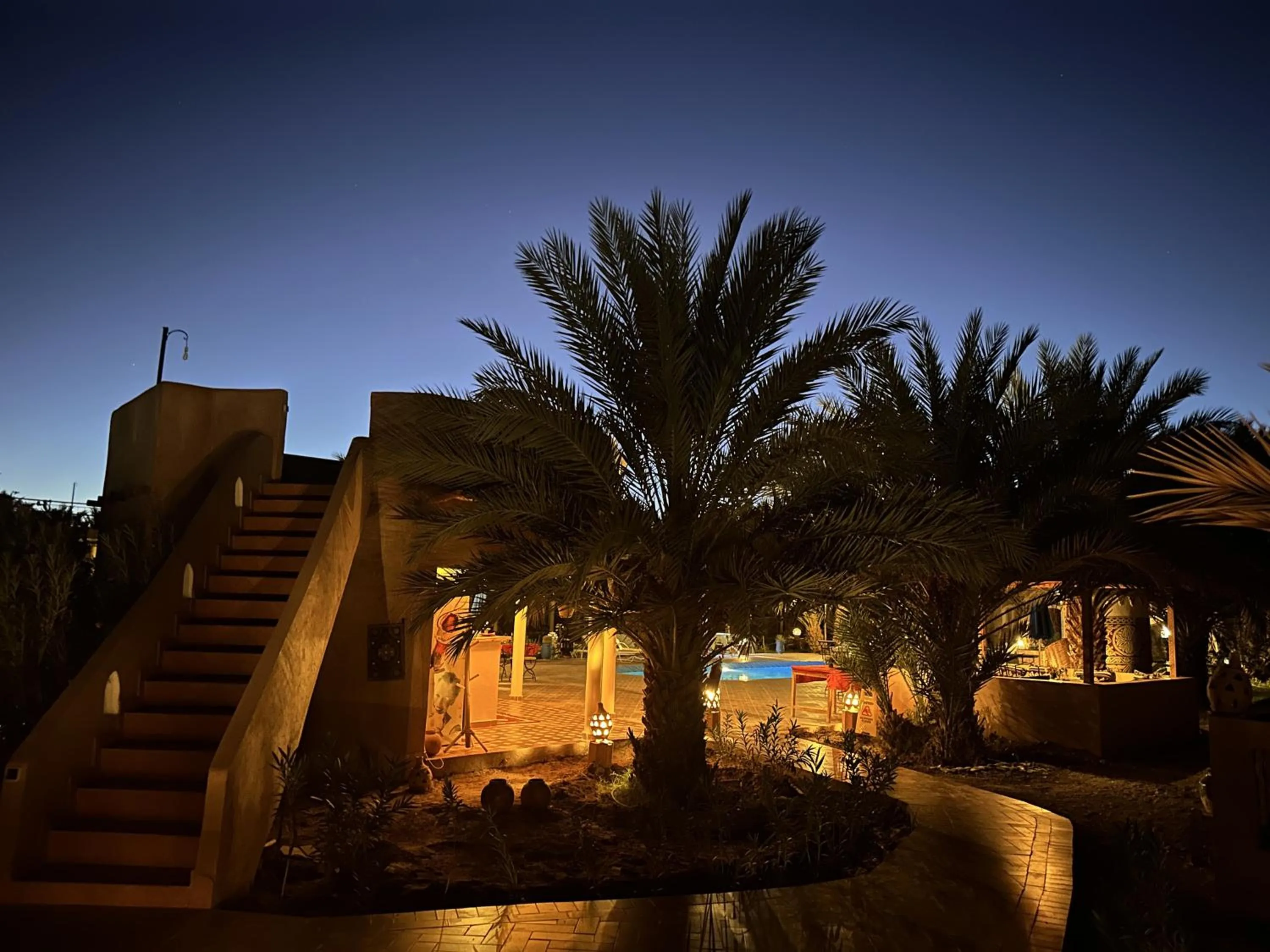 Night in Oasis Tilogui-Luxury Hotel Restaurant and Desert Excursions In Zagora