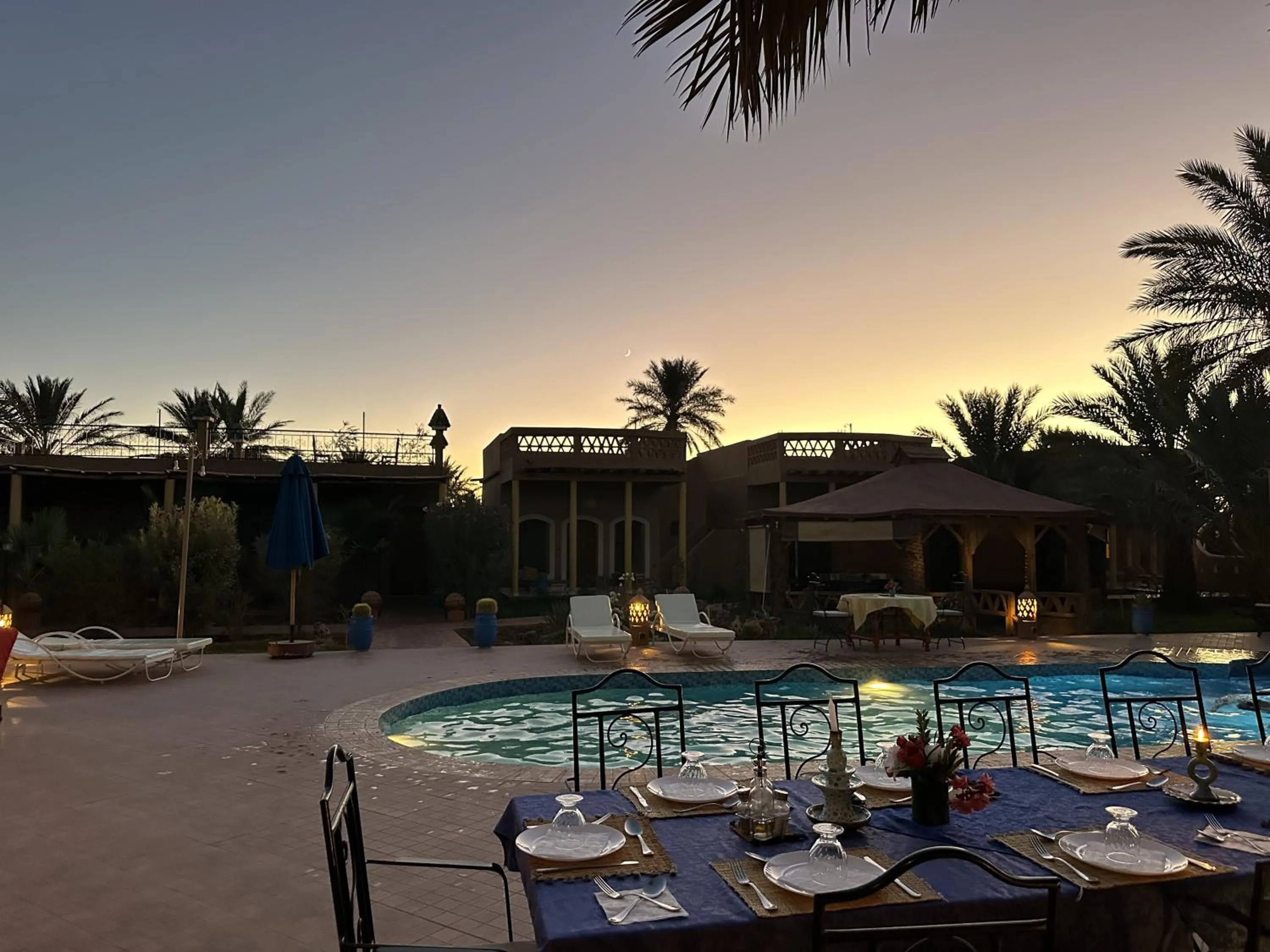 Property building in Oasis Tilogui-Luxury Hotel Restaurant and Desert Excursions In Zagora