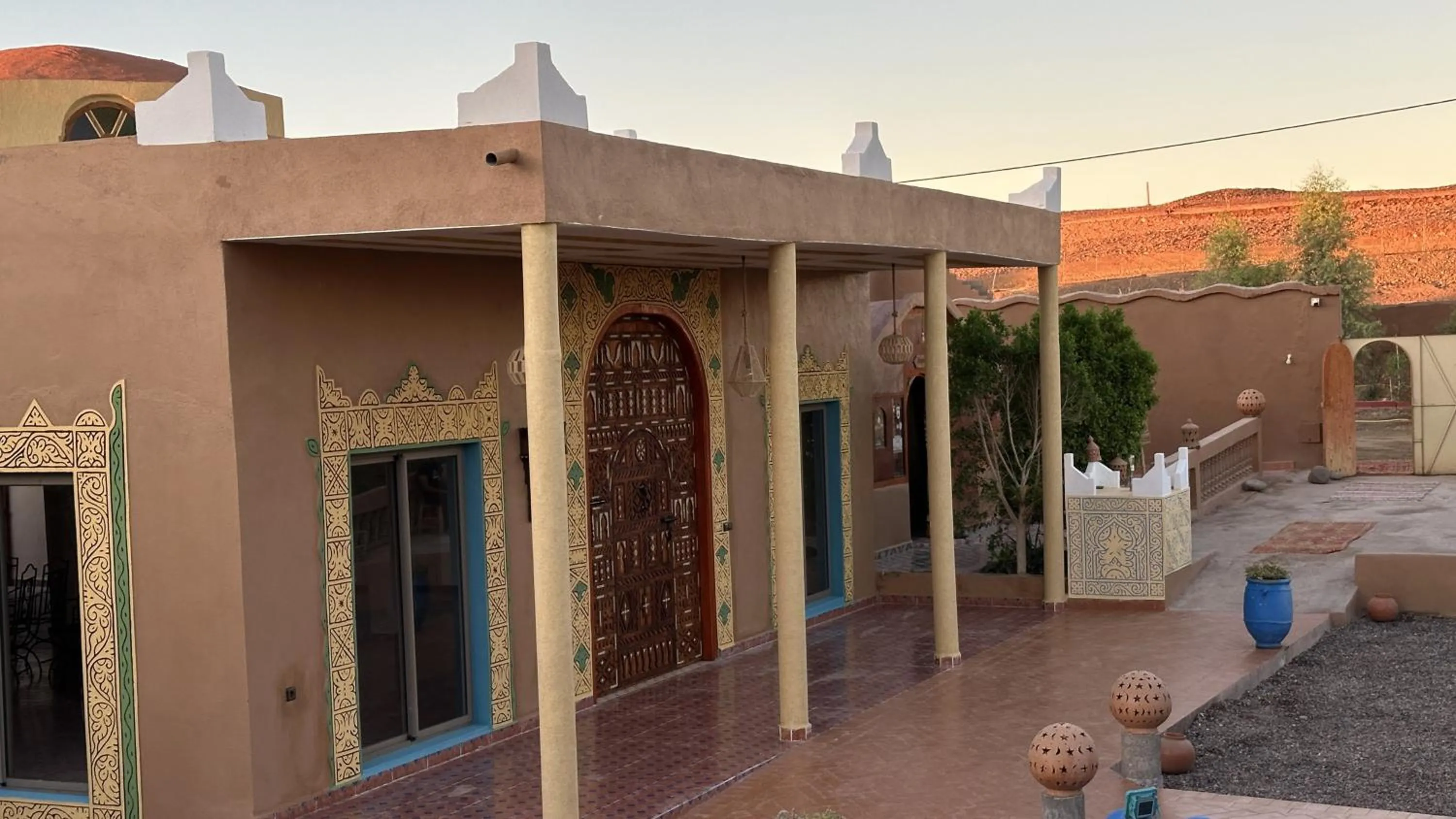 Property building in Oasis Tilogui-Luxury Hotel Restaurant and Desert Excursions In Zagora