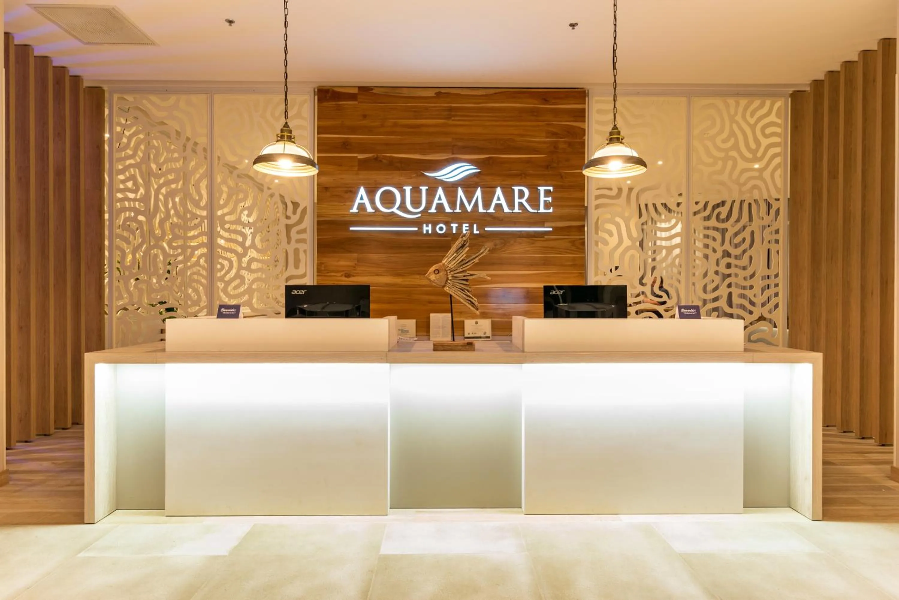 Staff in Aquamare Hotel
