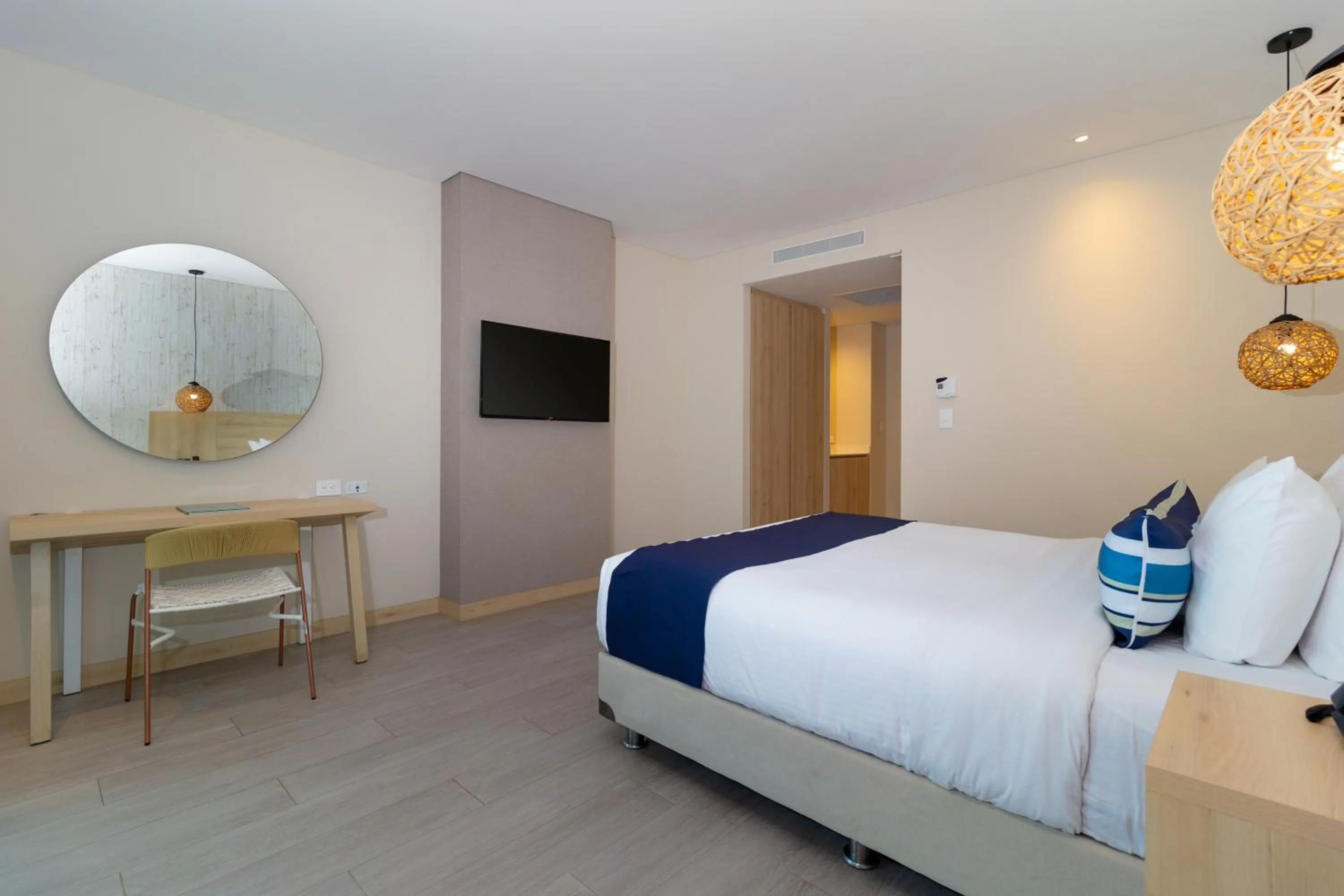 Bedroom, Bed in Aquamare Hotel