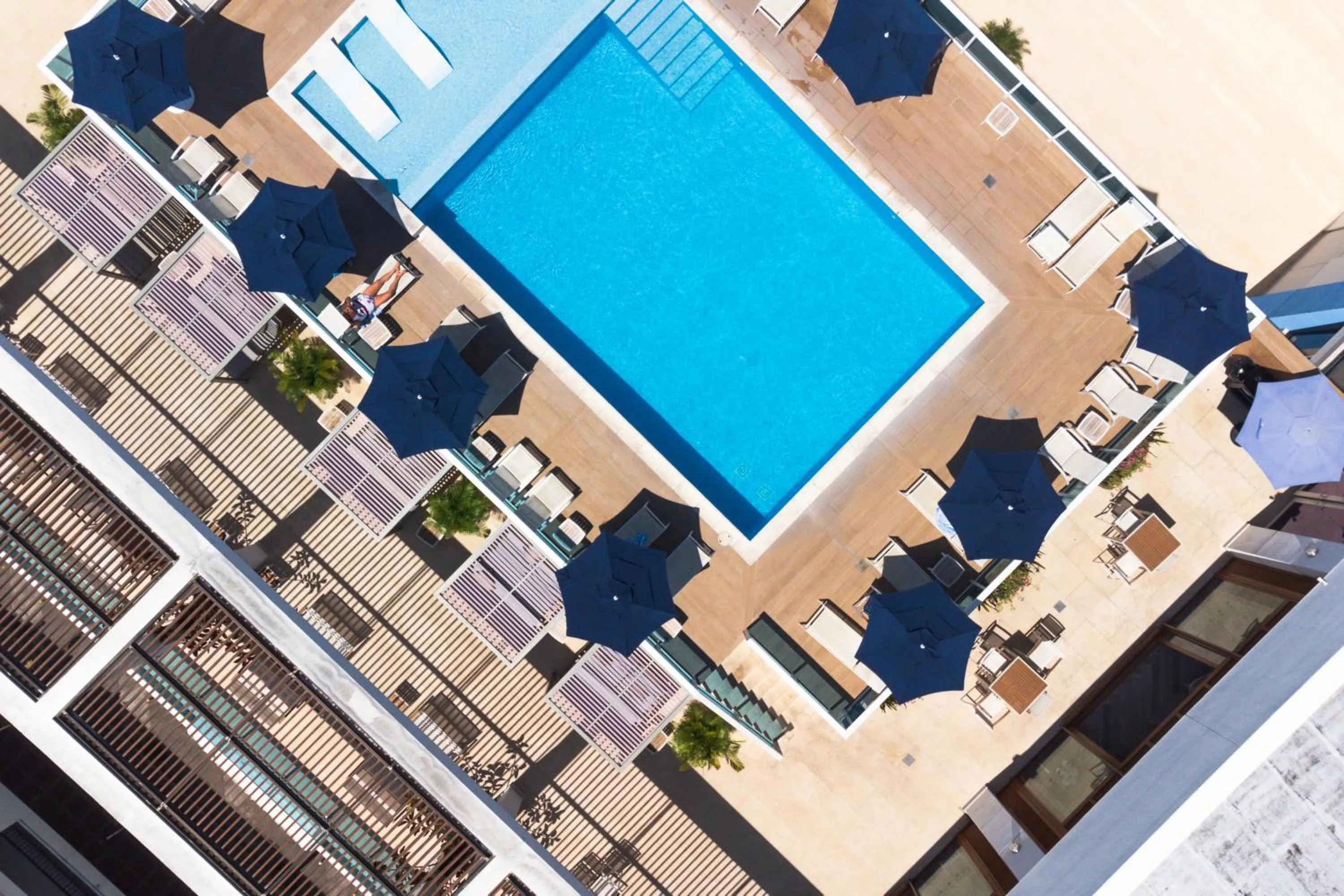 Swimming pool in Aquamare Hotel